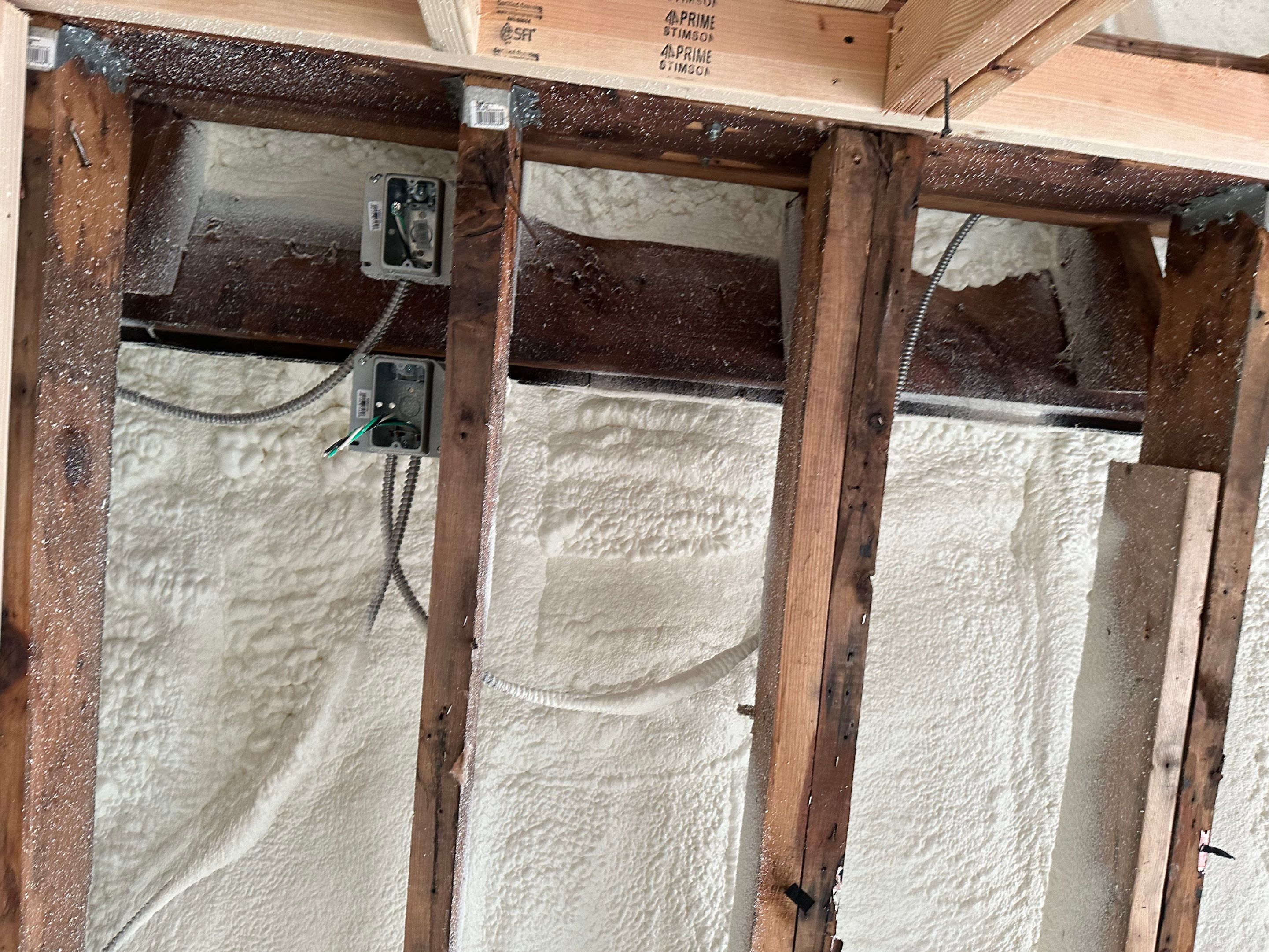 Attic Insulation using Closed Cell Spray Foam by NYS Foam & Energy