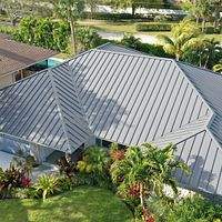 24ga 1.5" Mechanical Seam Charcoal Gray  by Total Roofing System The Metal Roof Experts