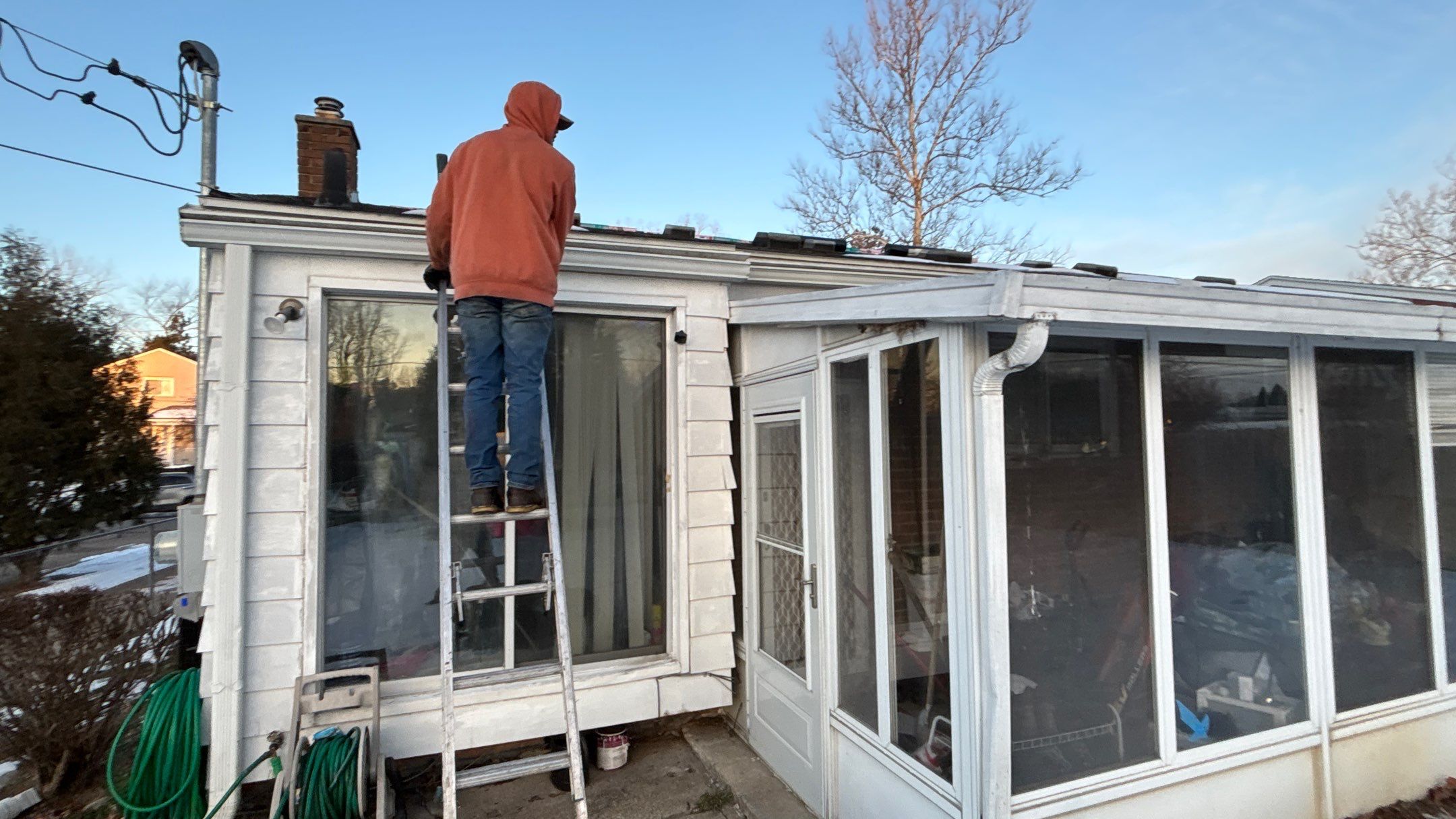 Siding Replacement using Alside D4 Odyssey-Plus Dutchlap White by 180 Contractors