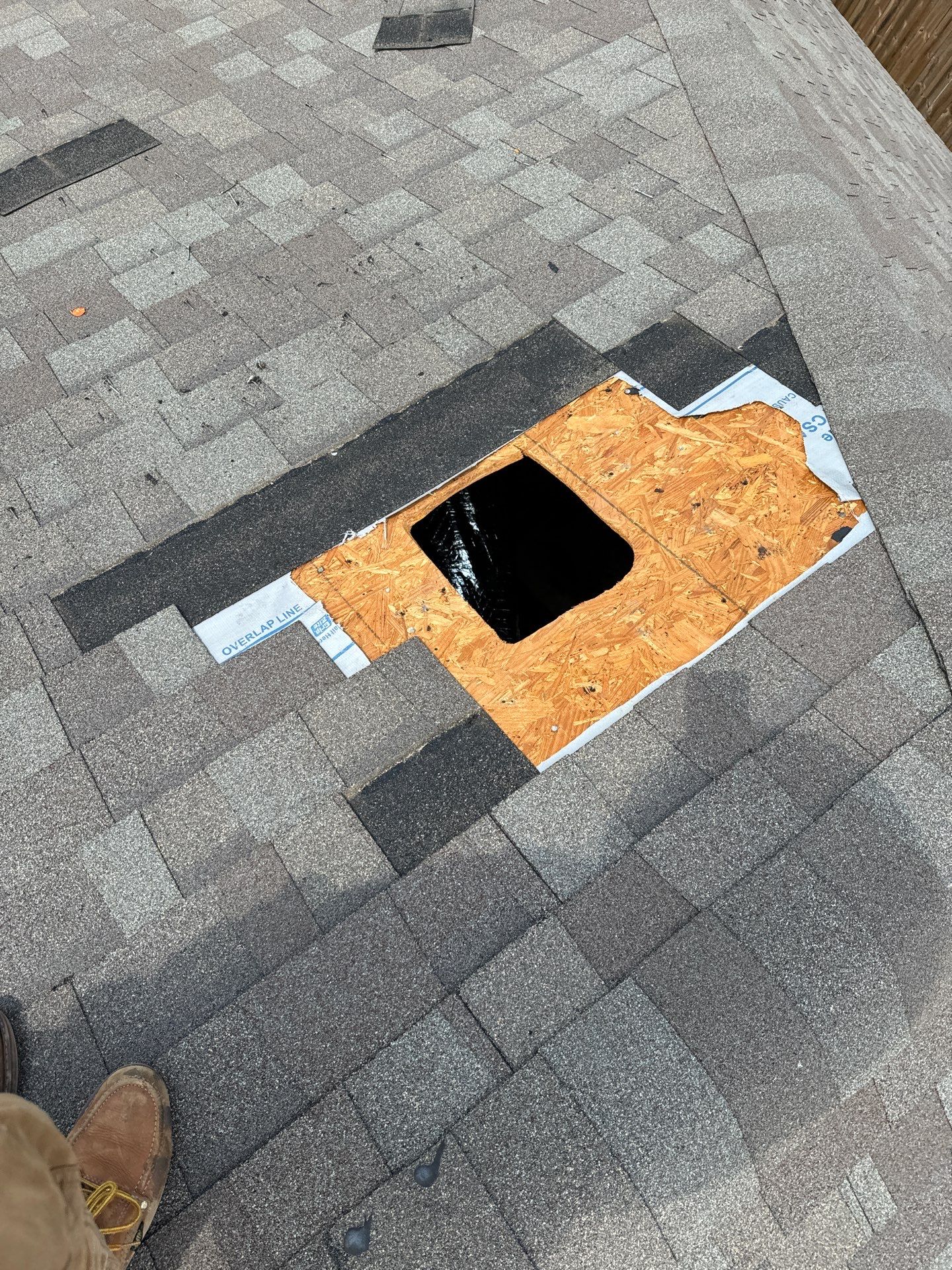 Hail Damage using Owen's Corning Duration (Lifetime) Shingles by Roof Repair Services LLC