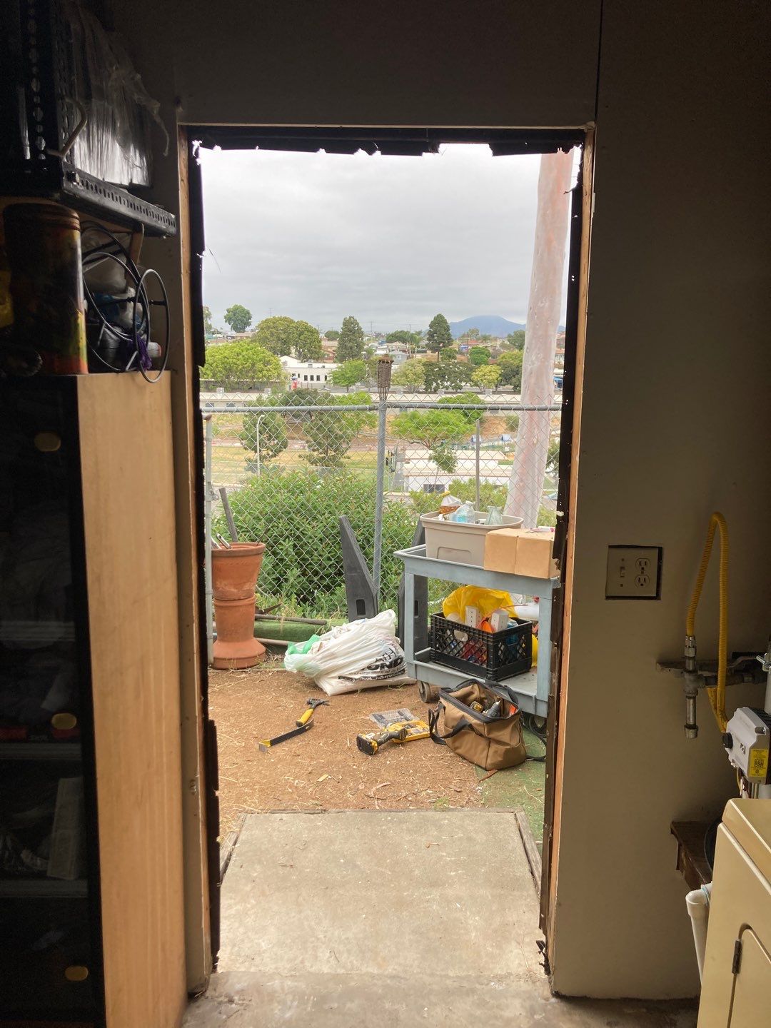 Replace Door Leading to Garage by Andre Handyman