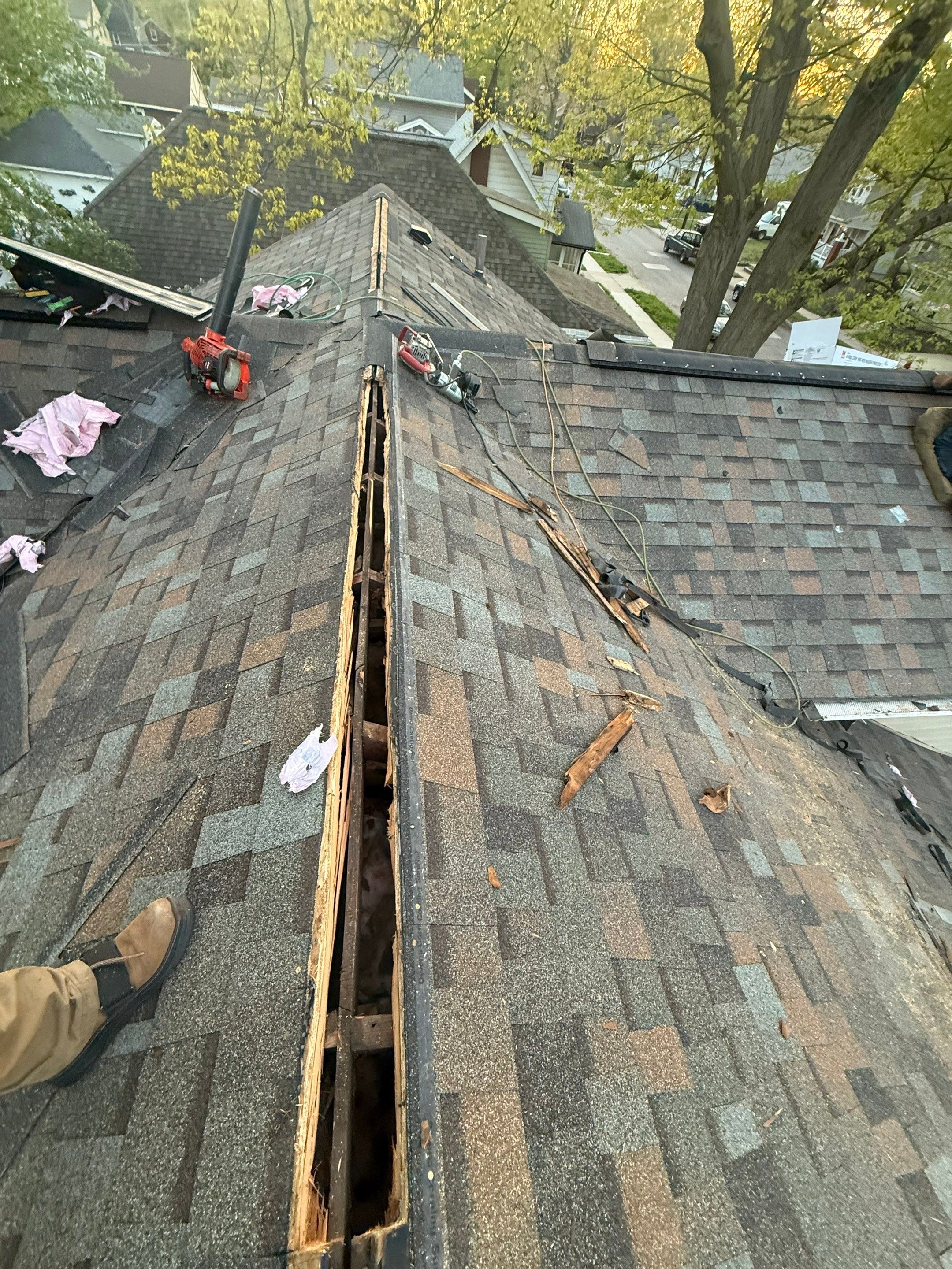 Project in Ferndale by Eave Roofing