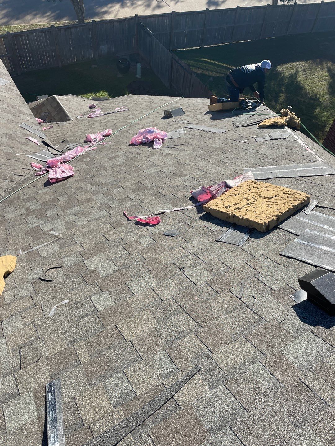 Residential Roofing Installation using Owen's Corning Duration (Lifetime) Shingles by Roof Repair Company