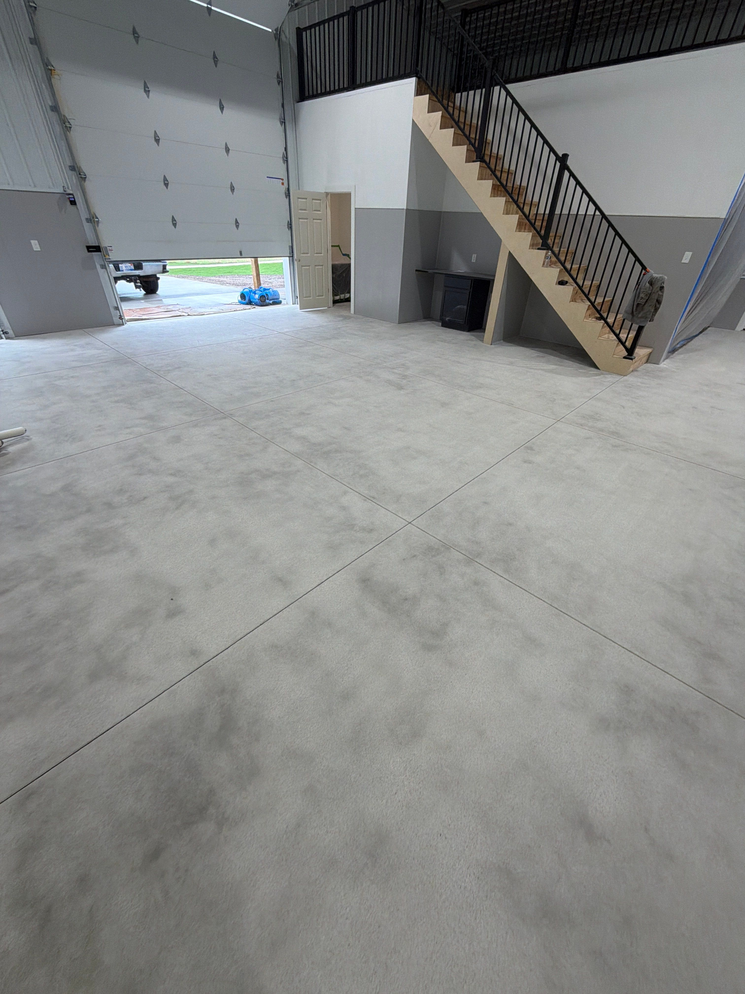 Pole Barn by Freedom Concrete Coatings. 