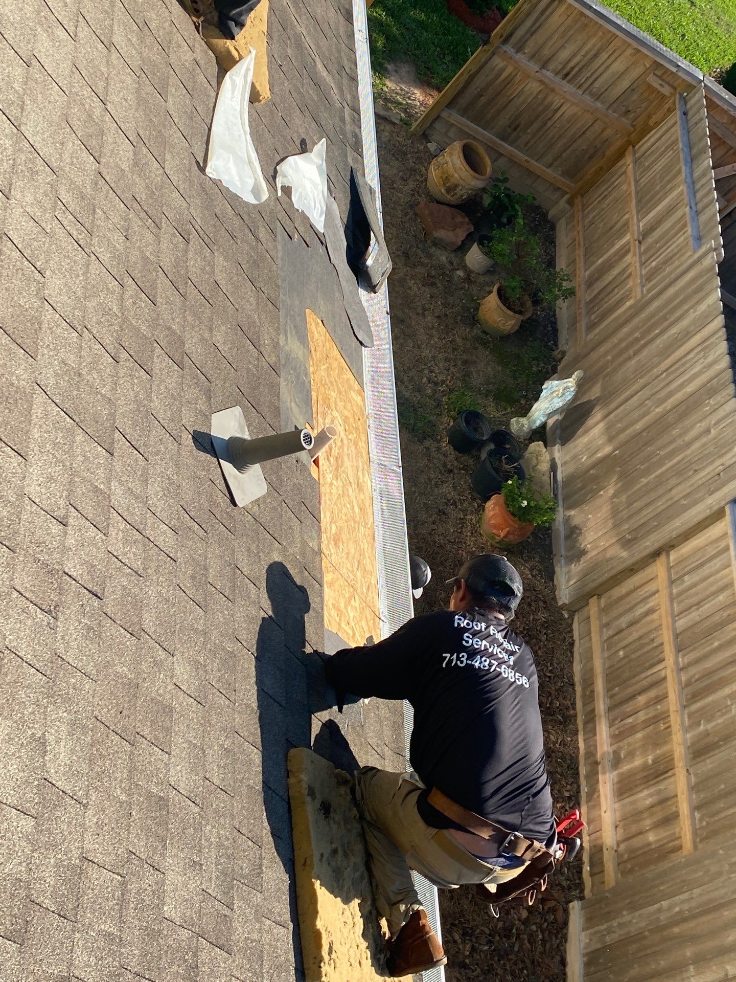 Residential Roofing Repair using Owen's Corning Duration (Lifetime) Shingles by Roof Repair Company