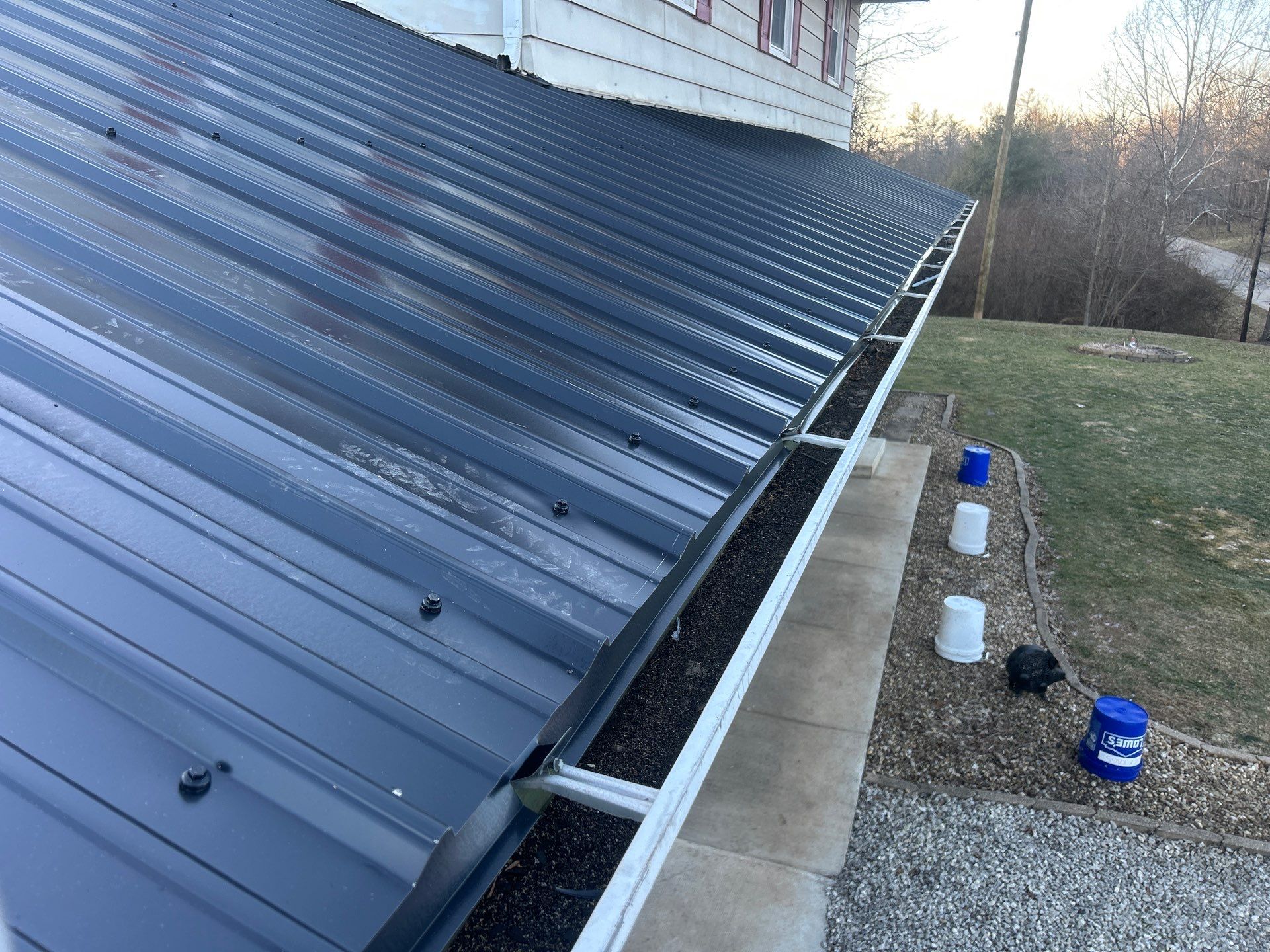 Residential Roofing Installation using Metal by Rainstoppers Roofing