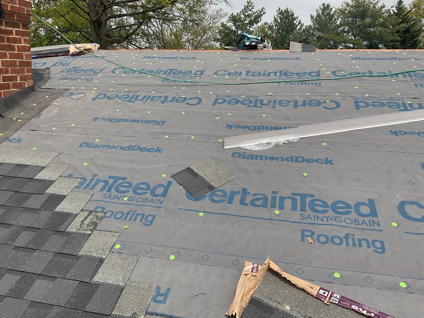 Residential Roofing Installation using CertainTeed Shingles by Alpha Design Services