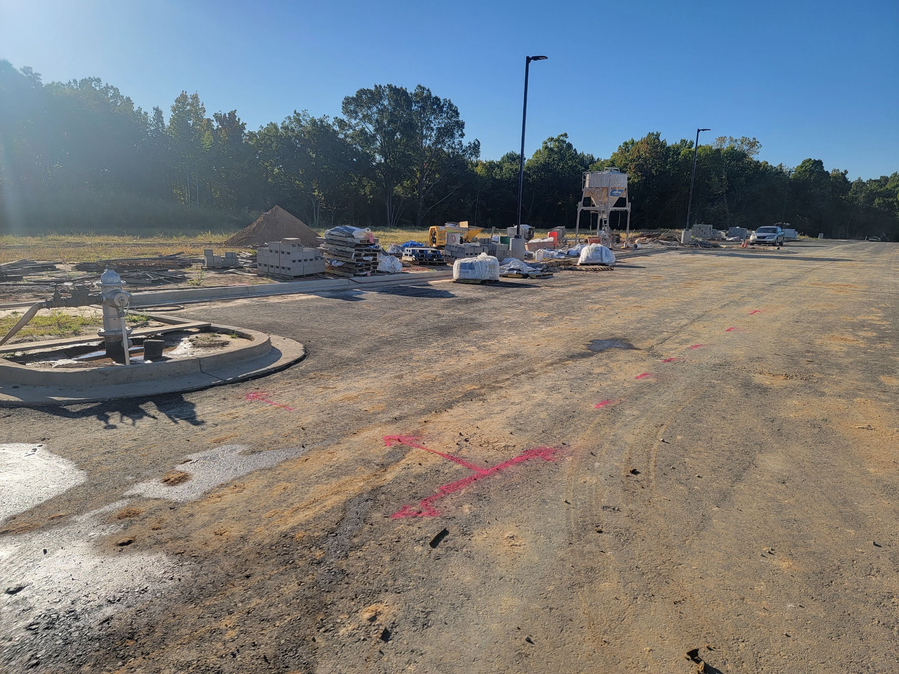 Water Line & Electrical Pole Light locate by Alsip Locating Service, LLC