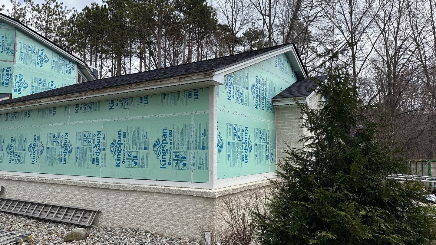 Siding Replacement using Certainteed Monogram D5 Pacific Blue by 180 Contractors