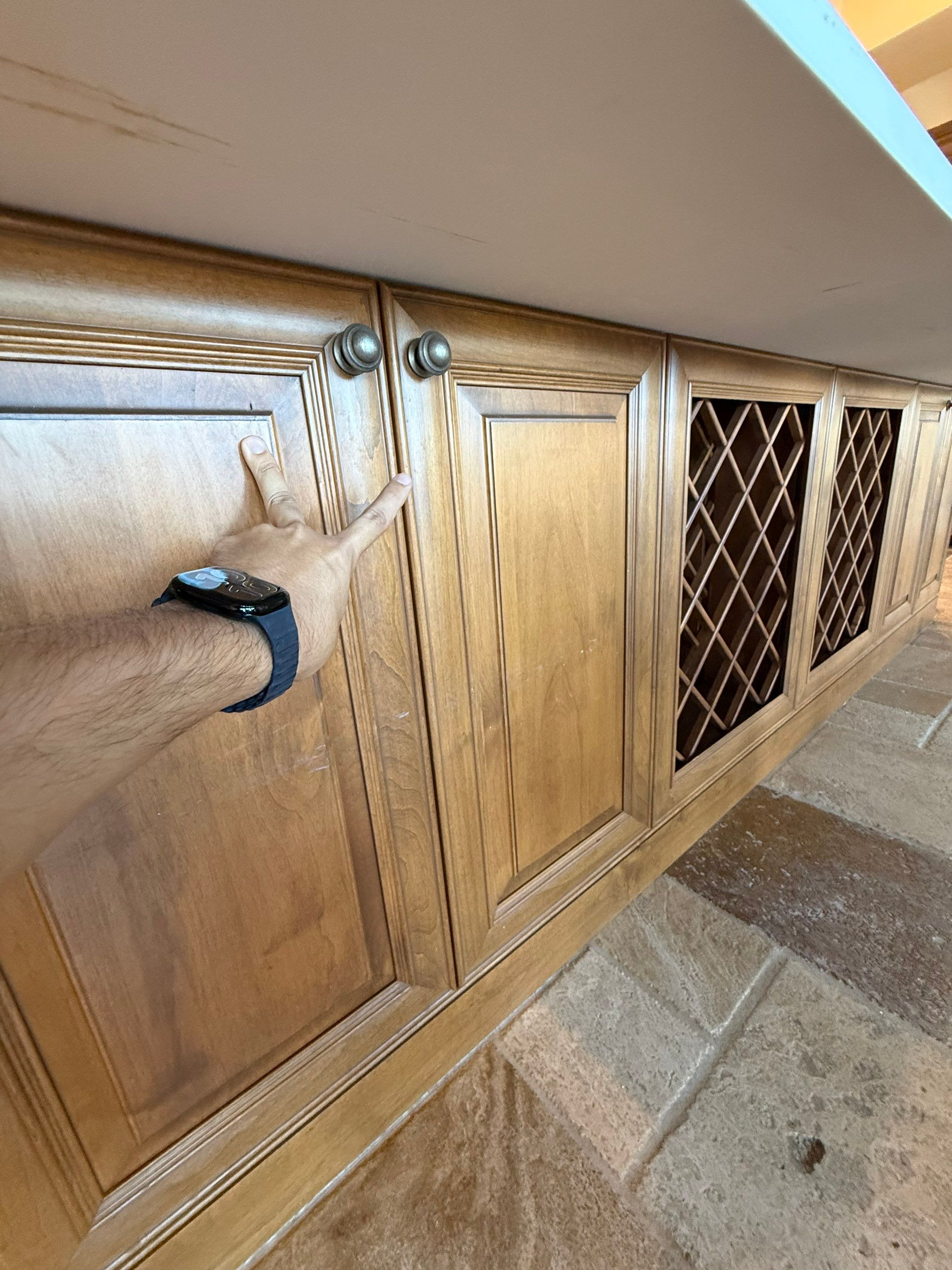 Two Tone Cabinets Repaint by Fresh Coat Painters