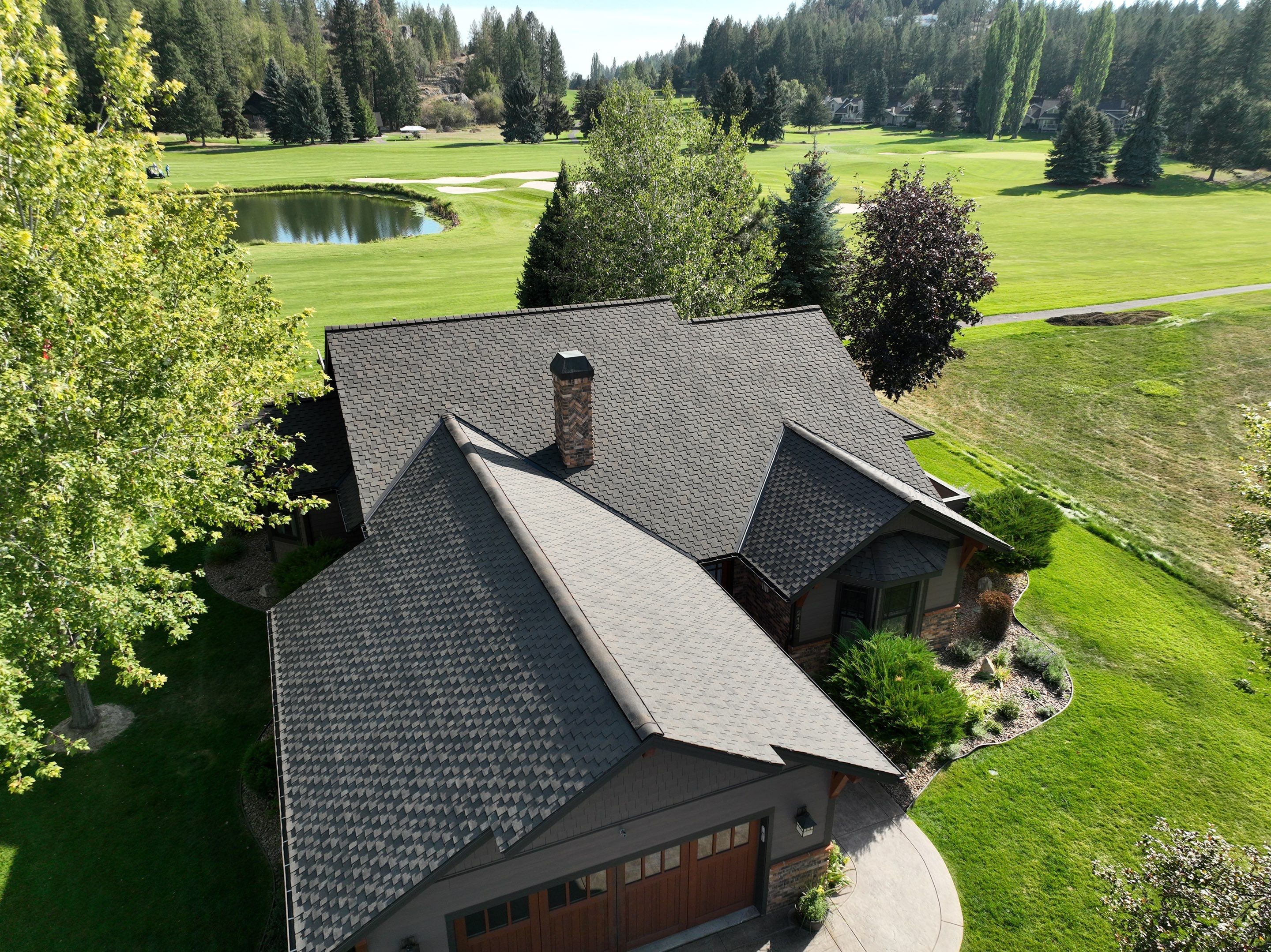GAF Grand Sequoia - Autumn Brown Blend  by Montana Roofing Solutions