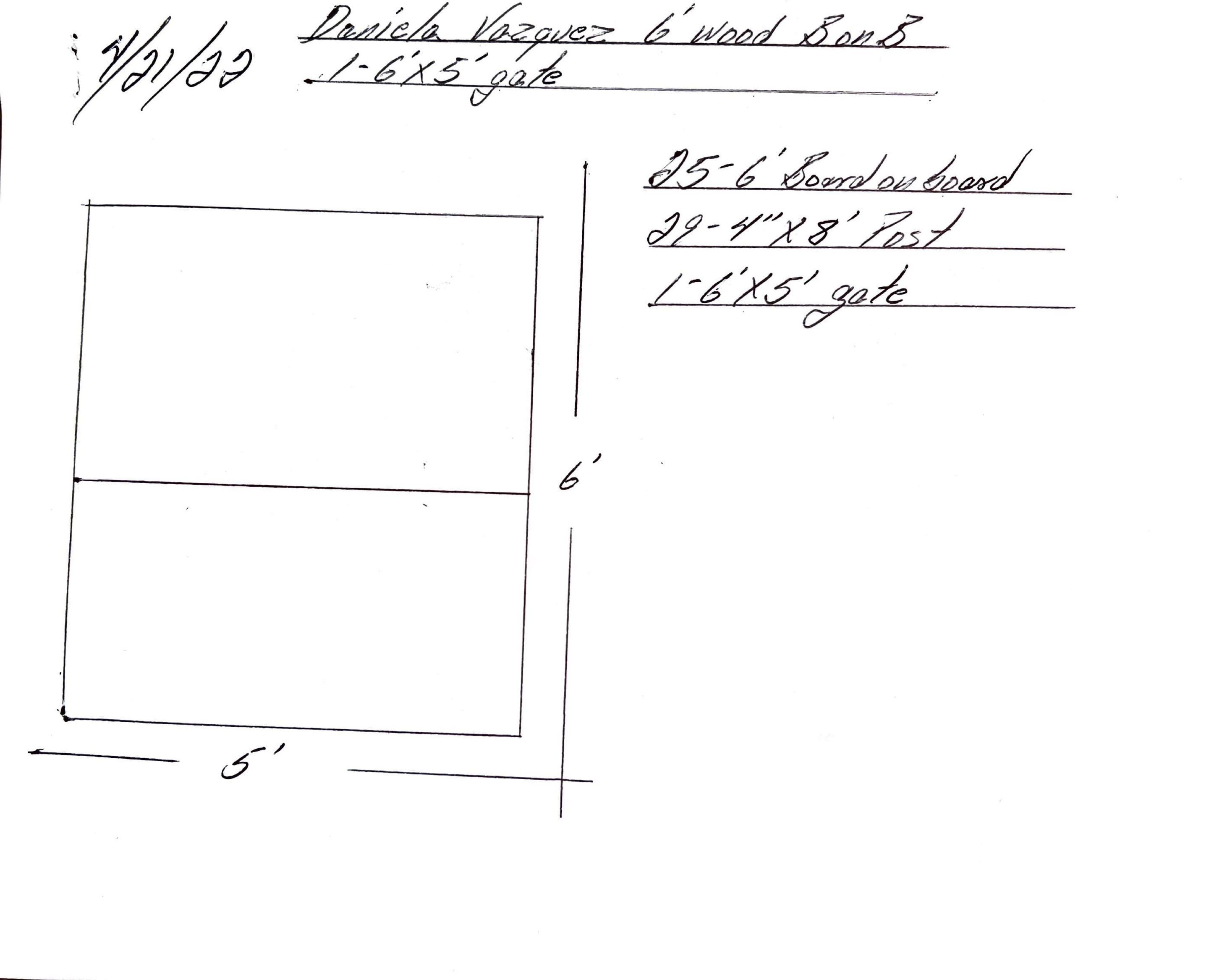 Sarasota, FL 6ft. Tall Treated Board on Board Privacy Fence  by Asap fence and gates, LLC