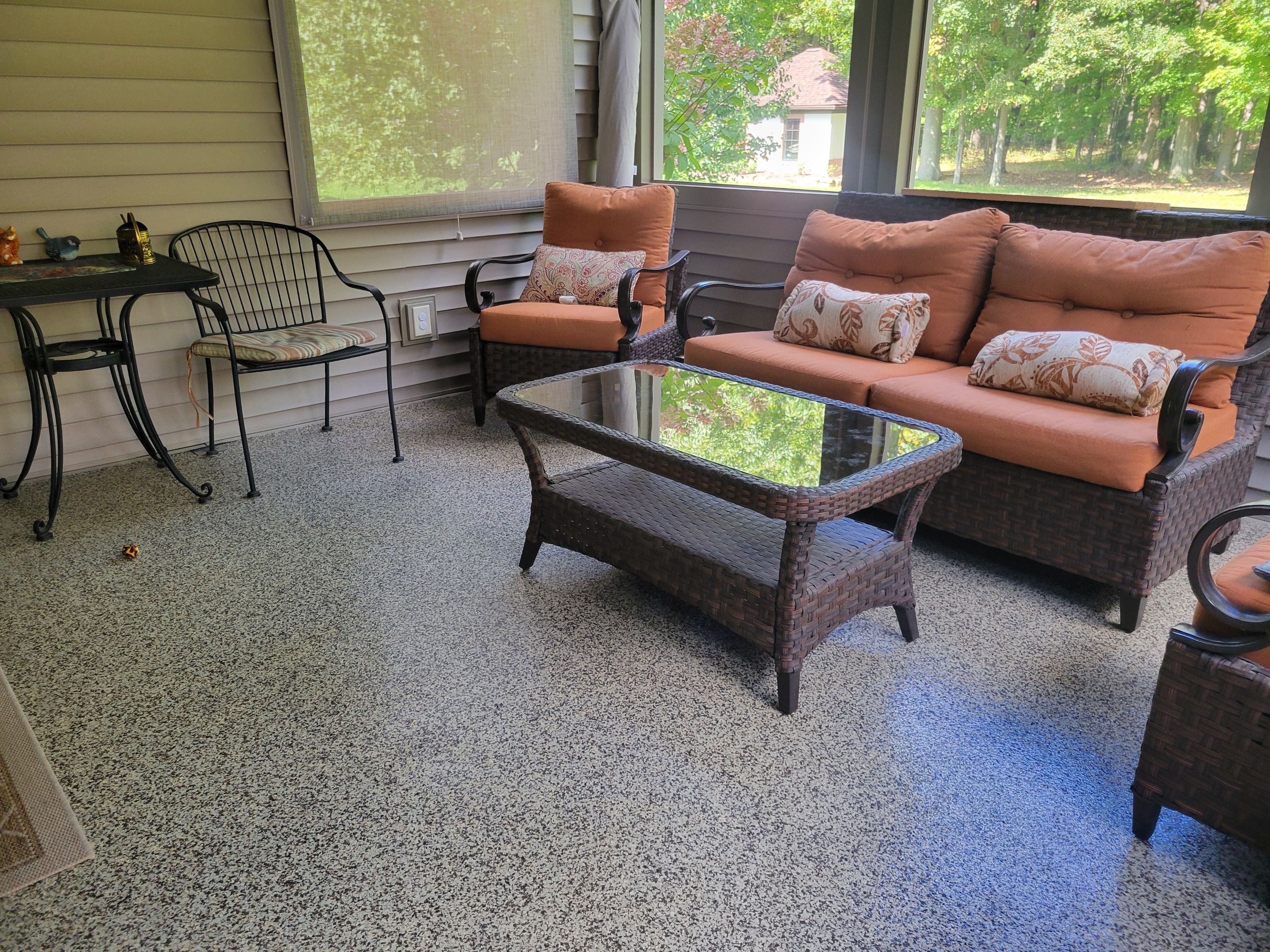 Sunroom in Cordwood - Poland, OH by Alexander Concrete Coatings
