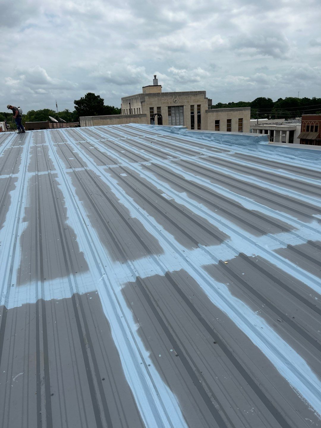 Conklin Metal Roof Restoration – Crockett, TX by All Star Roofing LLC