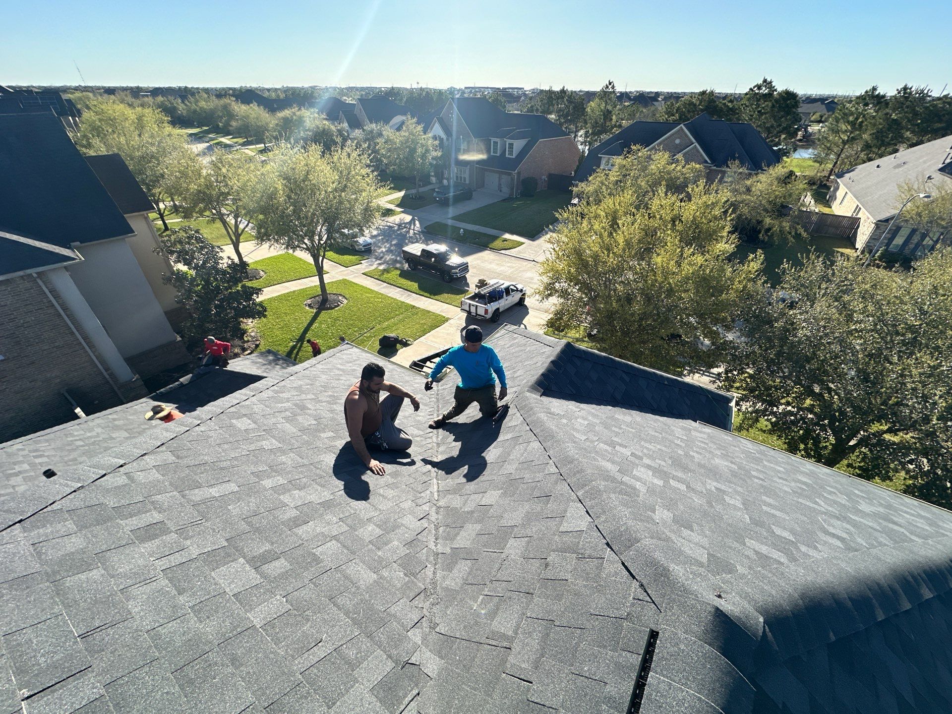 Project in Fulshear by Motion Roofing
