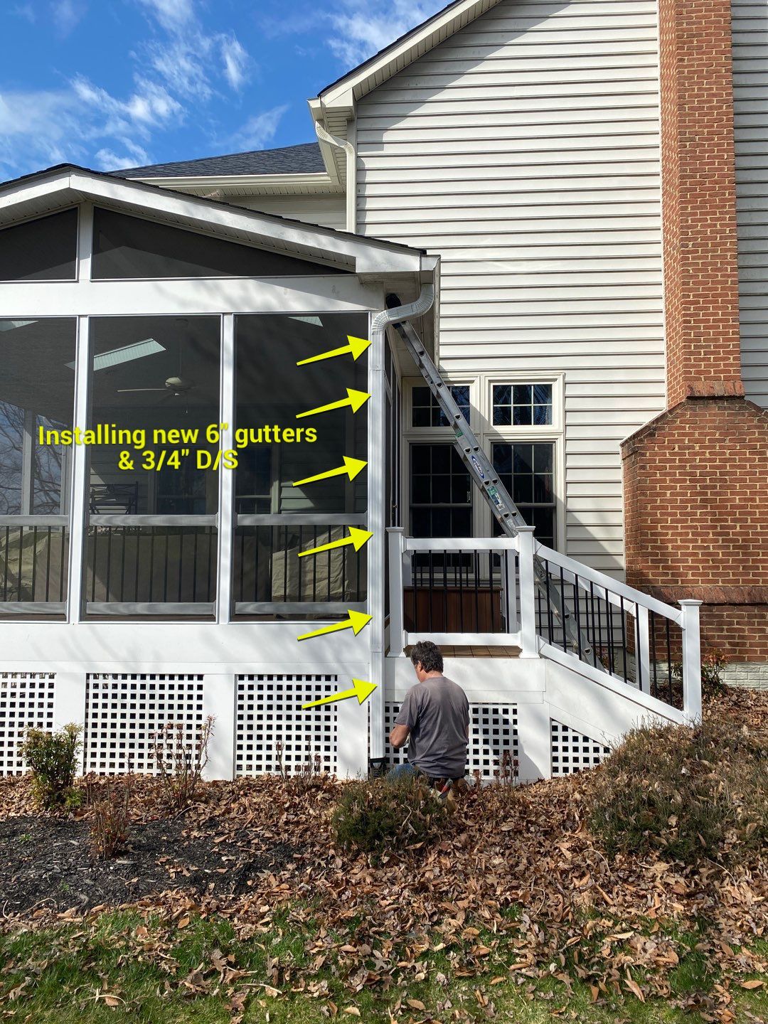 New Roof Installation & New Gutters and downspouts  by Alpha Design Services