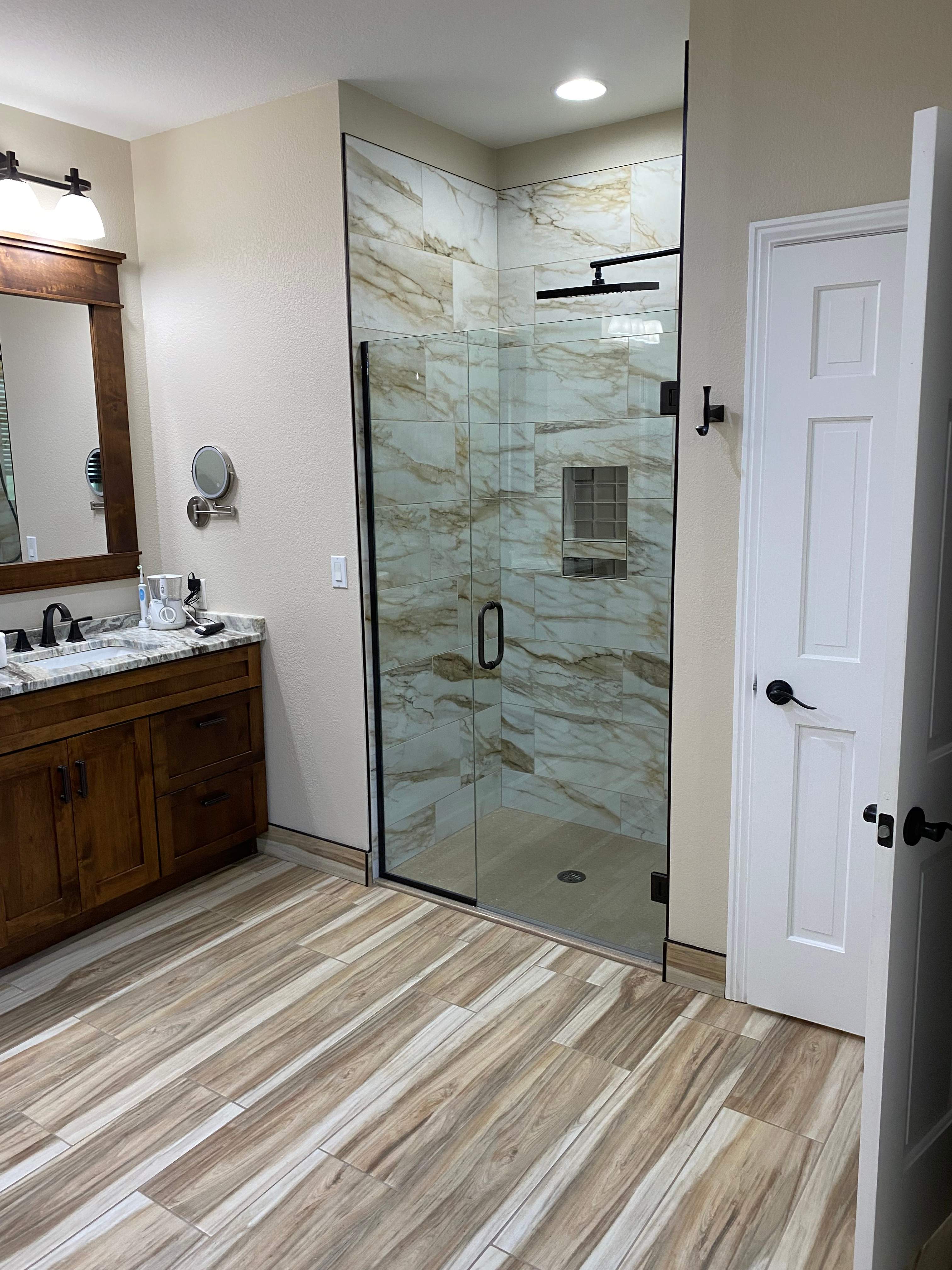 R. Rodriguez Bathroom Renovation by Kitchen Works LLC