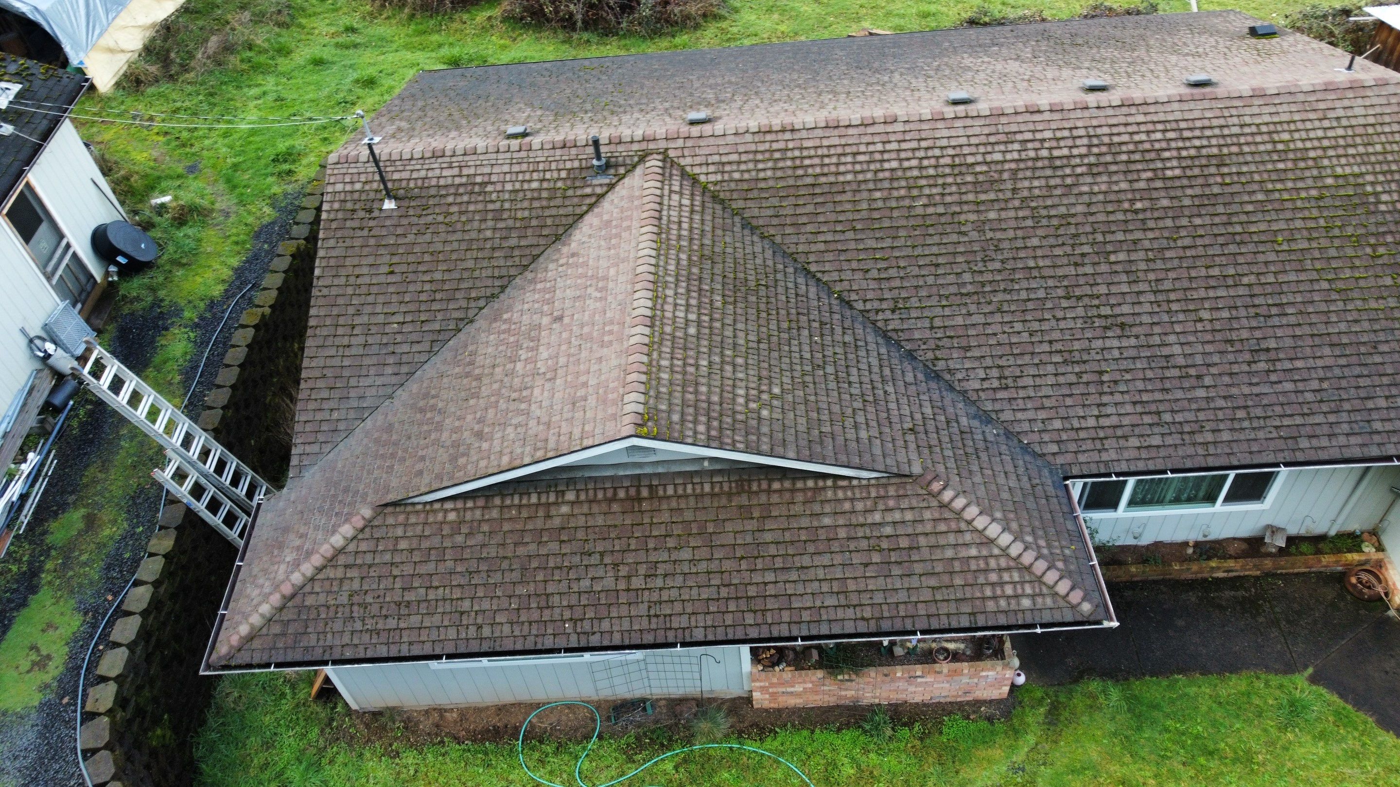 Residential Roofing Installation using IKO Dynasty (Color: Frostone Grey) by Orezona Building & Roofing Company, Inc.
