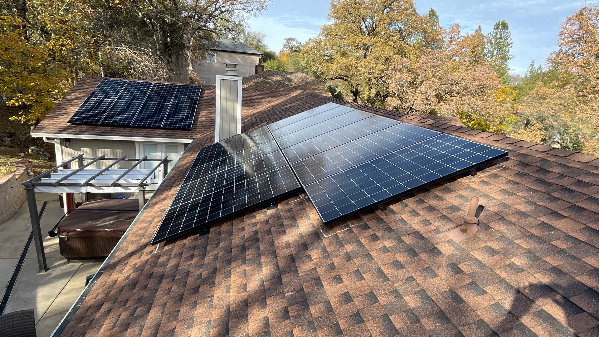 Solar Panel Installation using Solar Panels by Byers Enterprises 