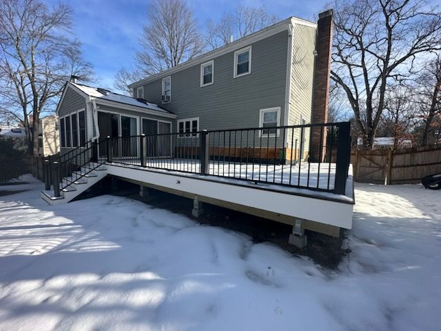 Deck and Sidin in Milford, MA by UBrothers Construction