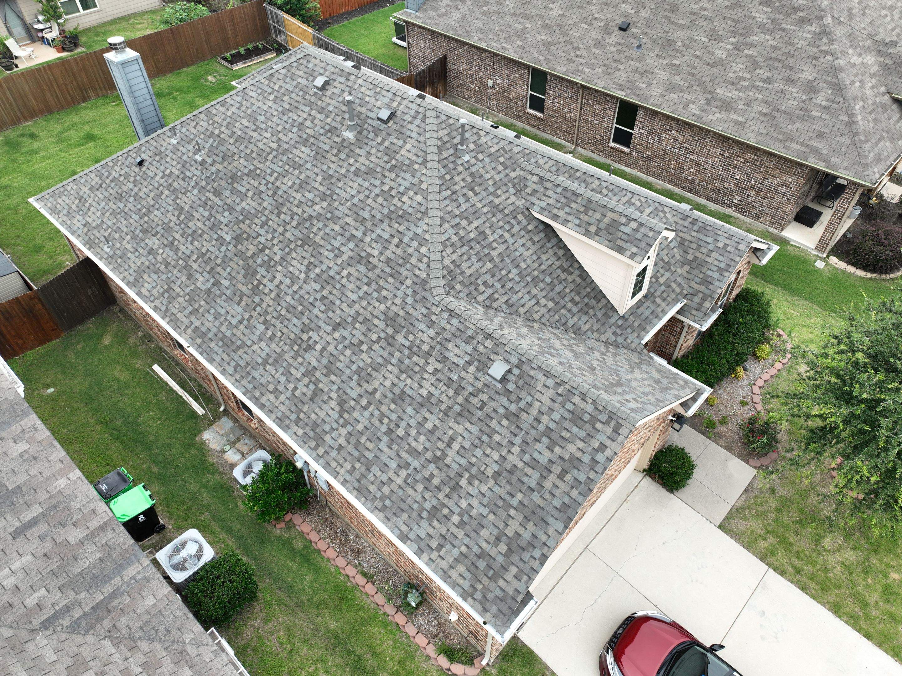 Residential Roofing Installation using CertainTeed Landmark MaxDef Weathered Wood by OneSource Roofing and Restoration