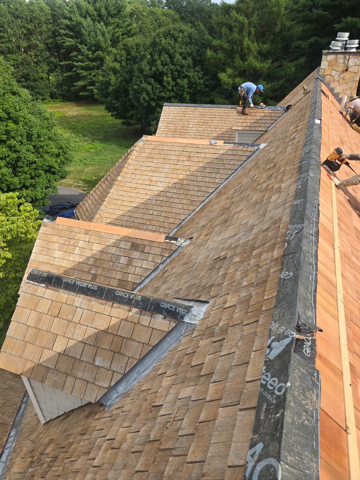 Cedar Shake Roof Restoration by Mighty Dog Roofing of Greater Middlesex County