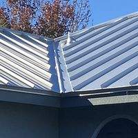 26ga 1.5" Mechanical Seam Mill Finish  by Total Roofing System The Metal Roof Experts