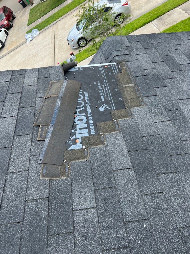 Hurricane Beryl Roof Repair by Berry Good Roofing 