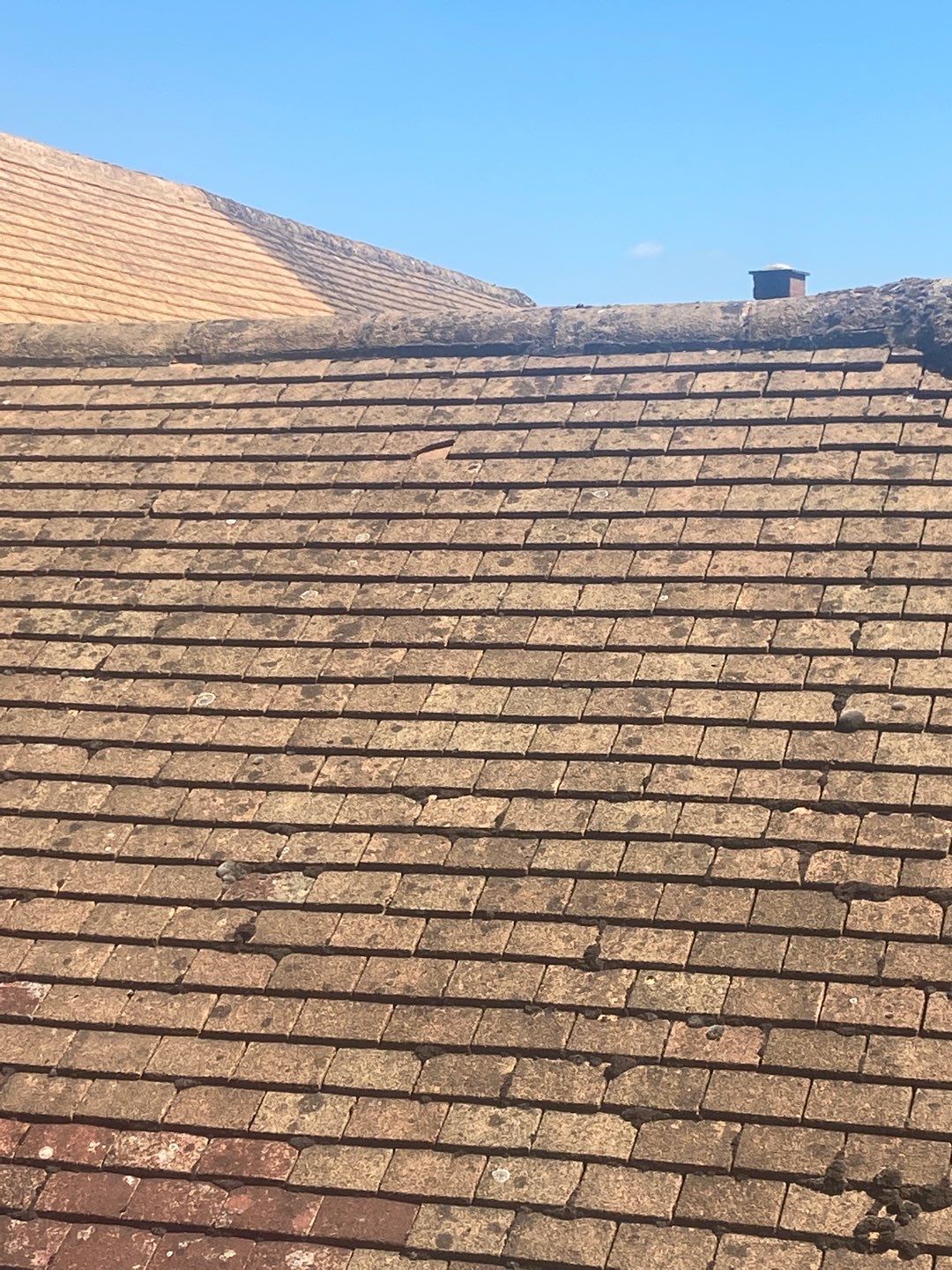 Roof Clean - Render Clean using Honda 15lpm Low Pressure Washing Machine by Ges Exterior Cleaning ltd