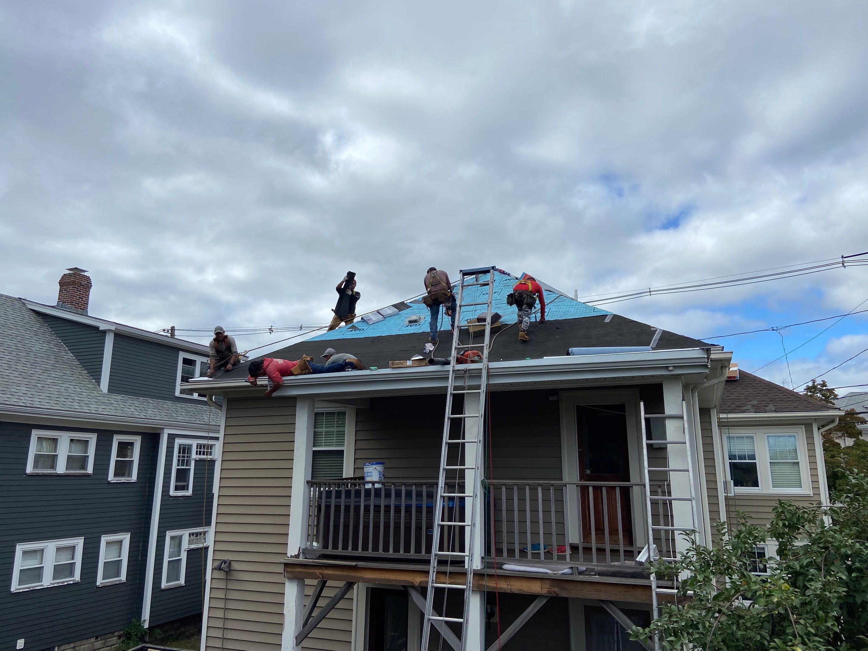 Residential Roofing Installation using GAF Timberline HDZ by Sensible Home Solutions