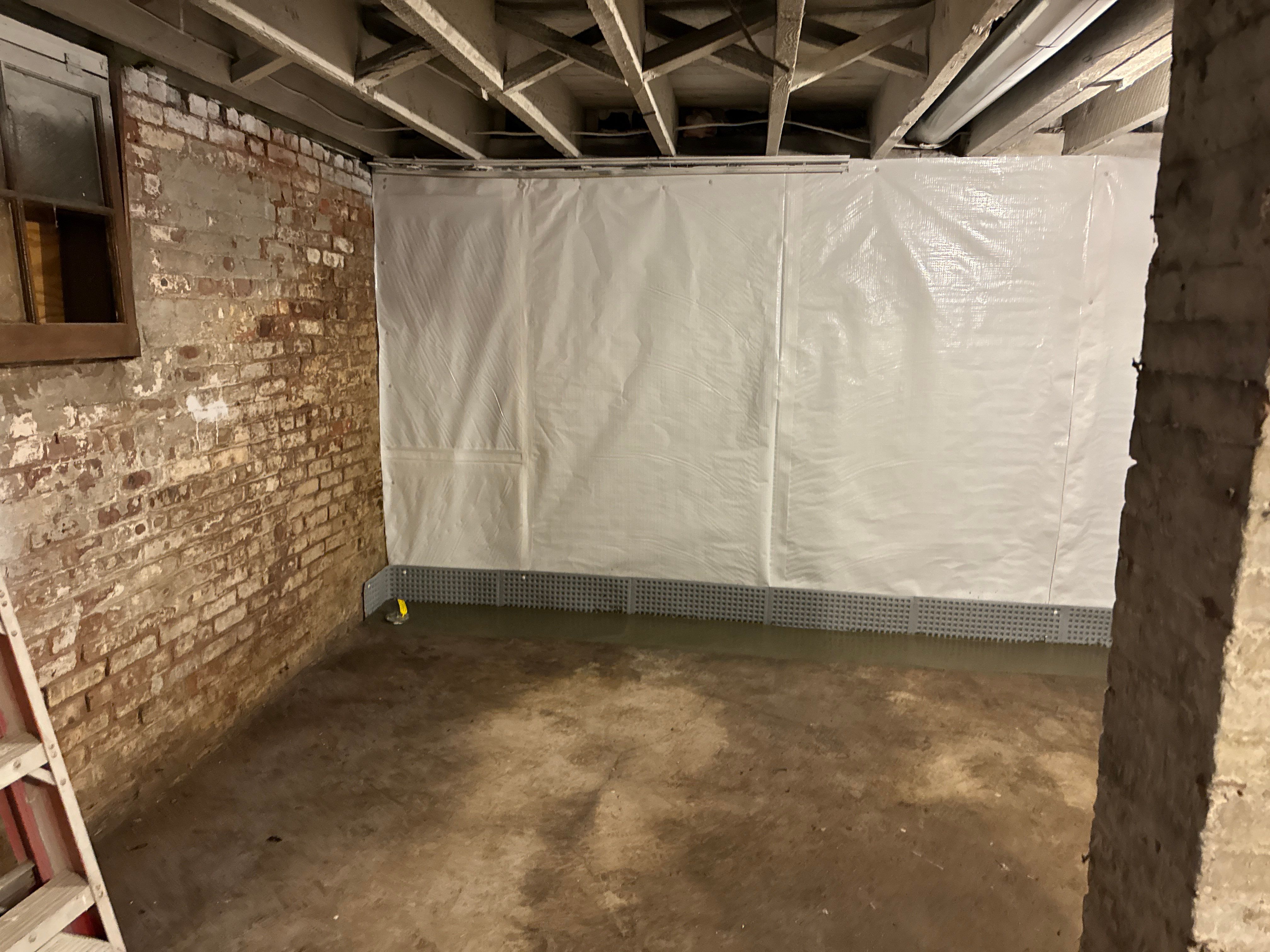 Interior French Drain & Wall Vapor Barrier in Newark, NJ  by Pure Service Pro, LLC 