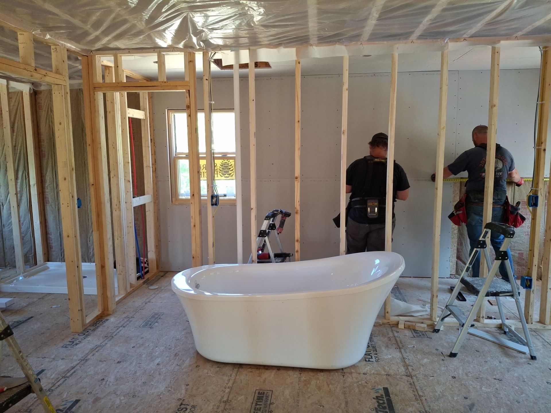 New construction Drywall  by Big Pine Panting Inc