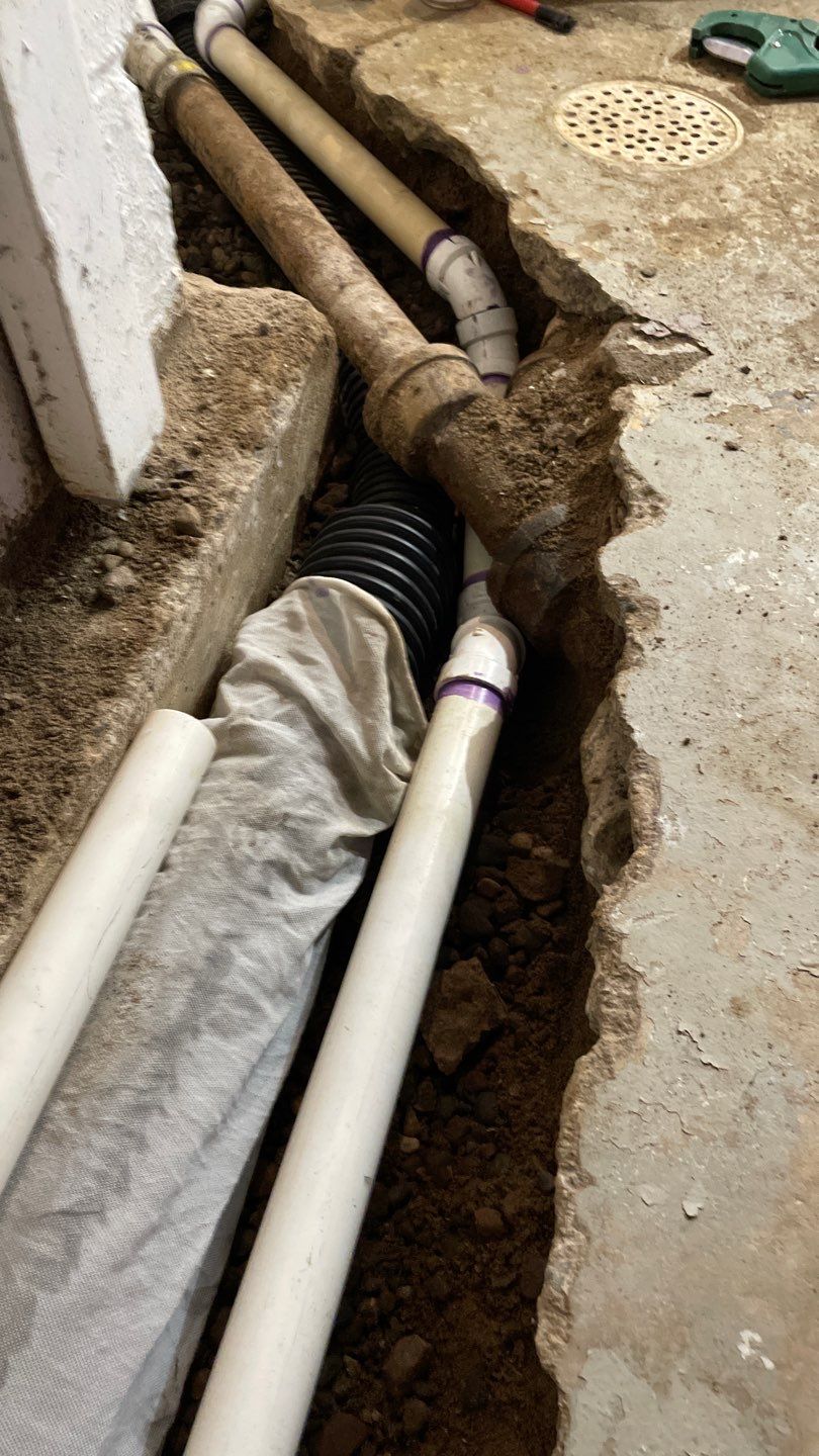 Drain Tile in Columbia Heights by Waterproofing Northeast