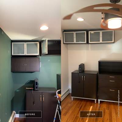 Interior Painting & Shelf Installation