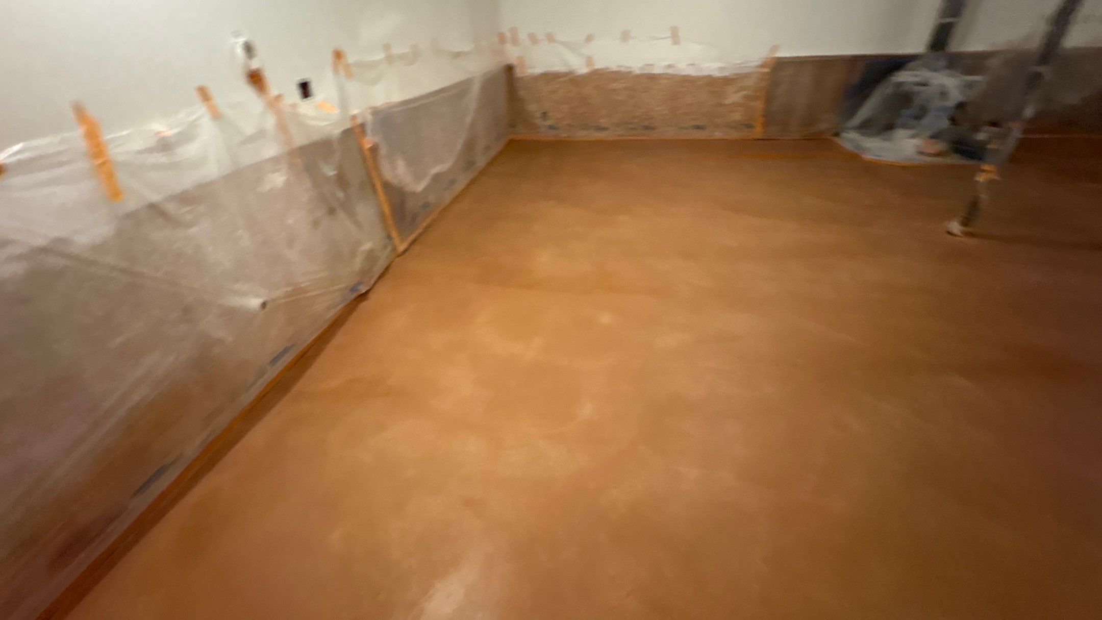 Basement Floor Remodel with Haven Reno KC by Big Red Decorative Concrete, LLC
