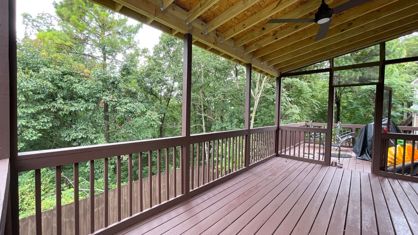 Southwood Screened Porch by Pillar and Pine