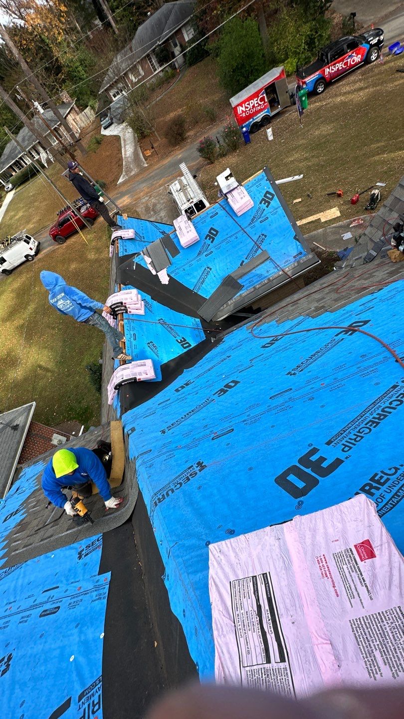 Residential Roofing Installation using Owens Corning by Inspector Roofing and Restoration