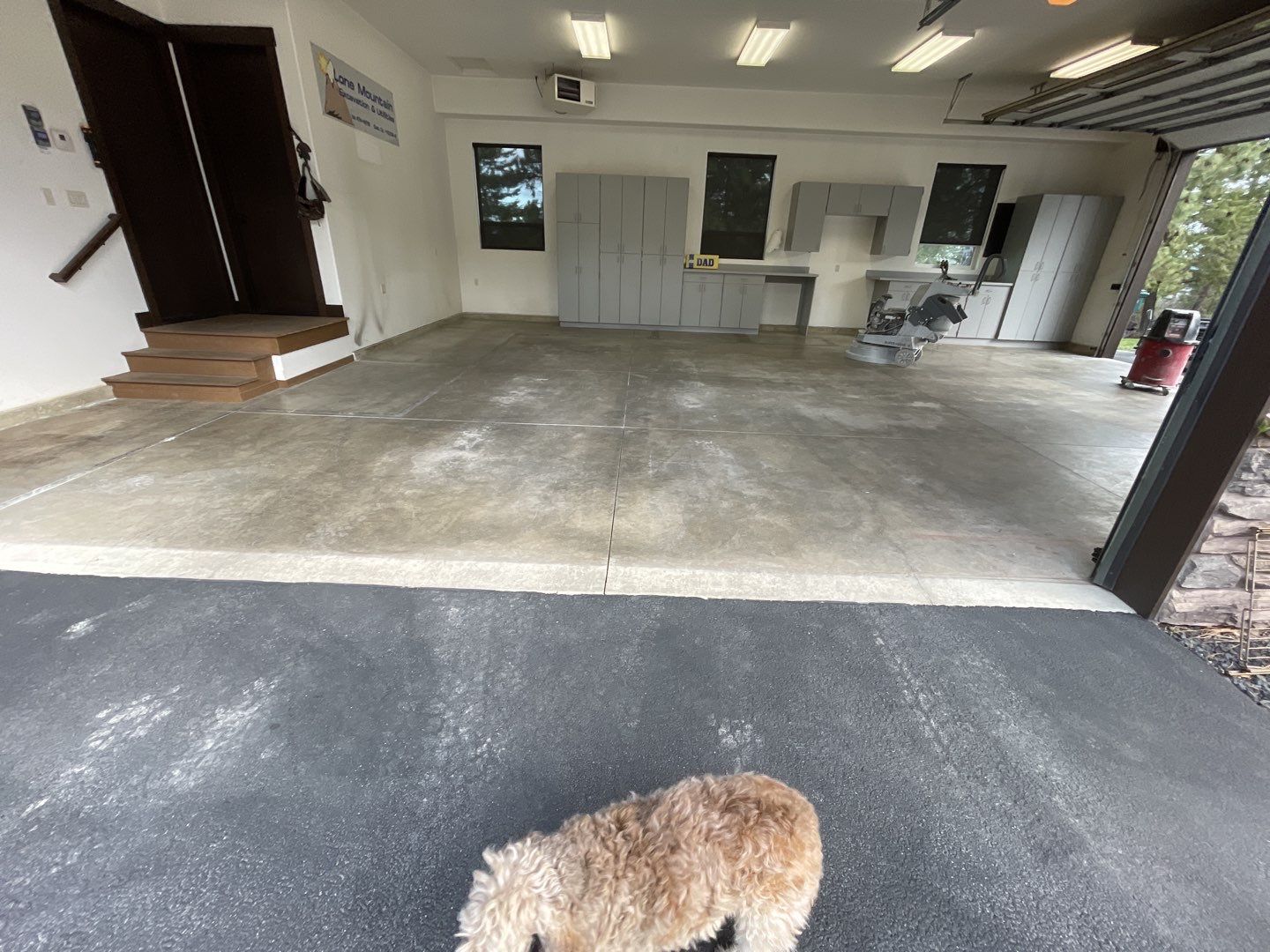 Garage Transformation using Smoke and the Penntek Evolution System by Croc Coatings, LLC