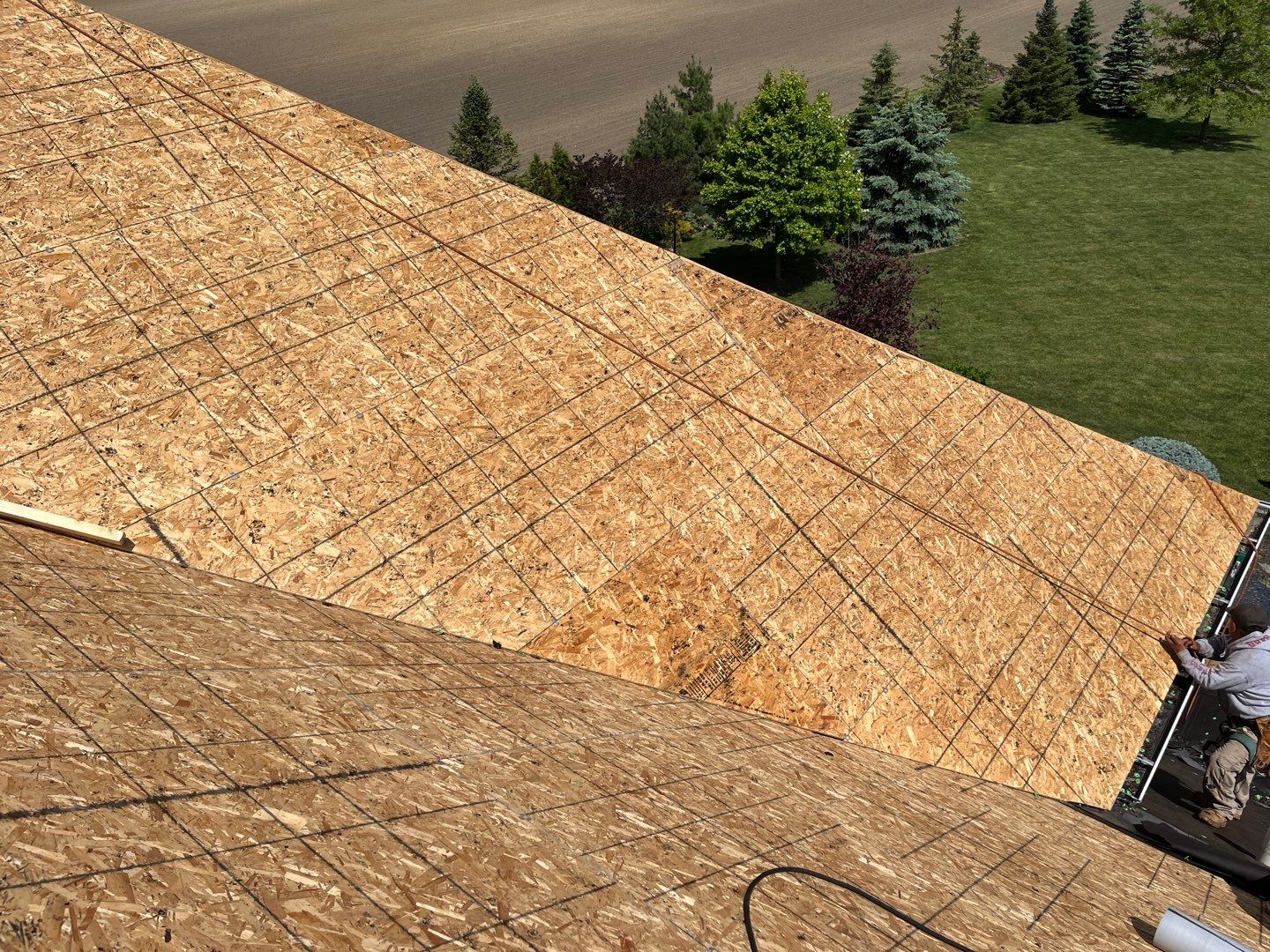Residential Roofing Installation using GAF Timberline HDZ Charcoal by Nitro Roofing and Construction