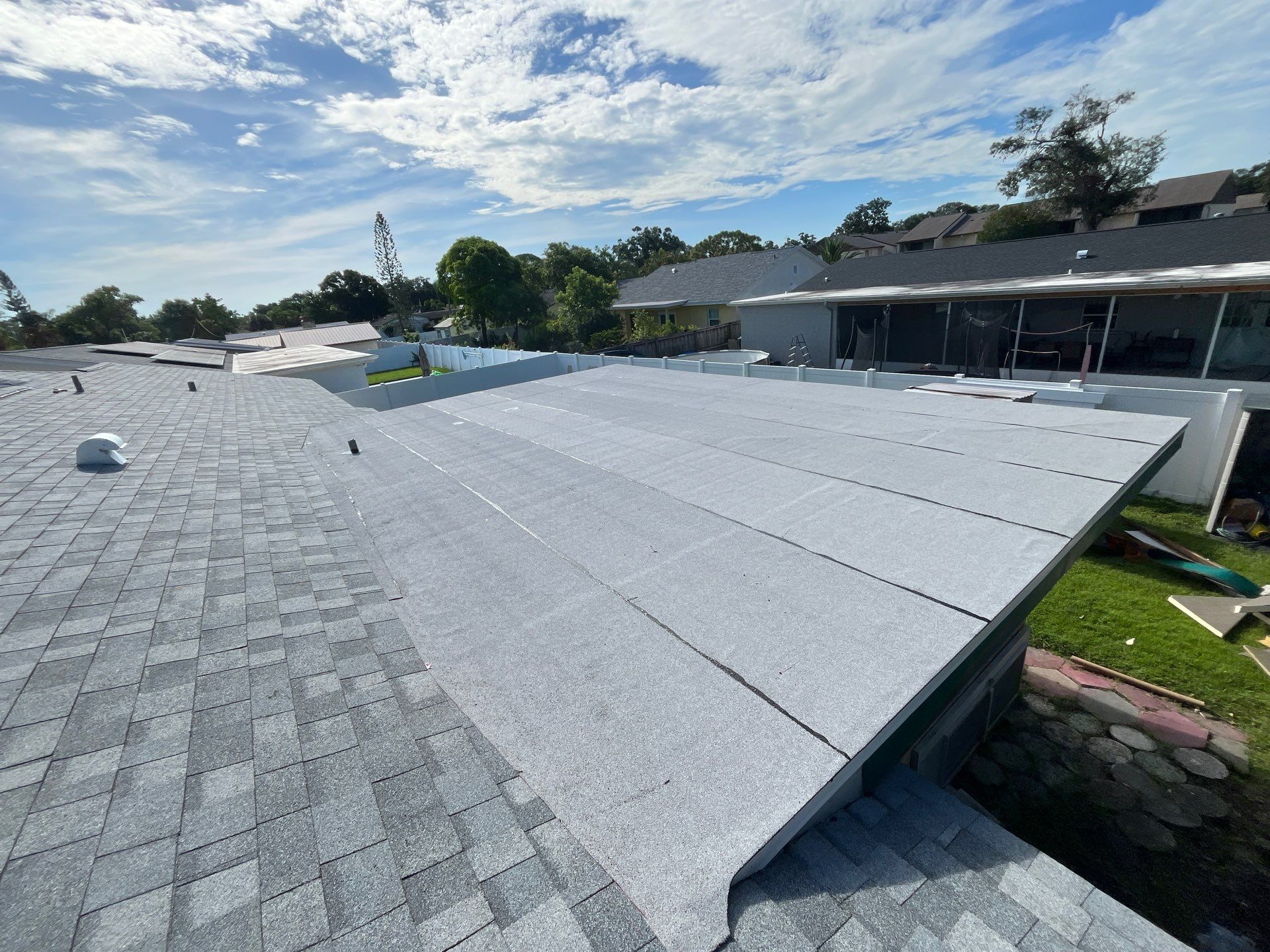 Project in St. Petersburg 33702 by Mitchell Roofing Company LLC 