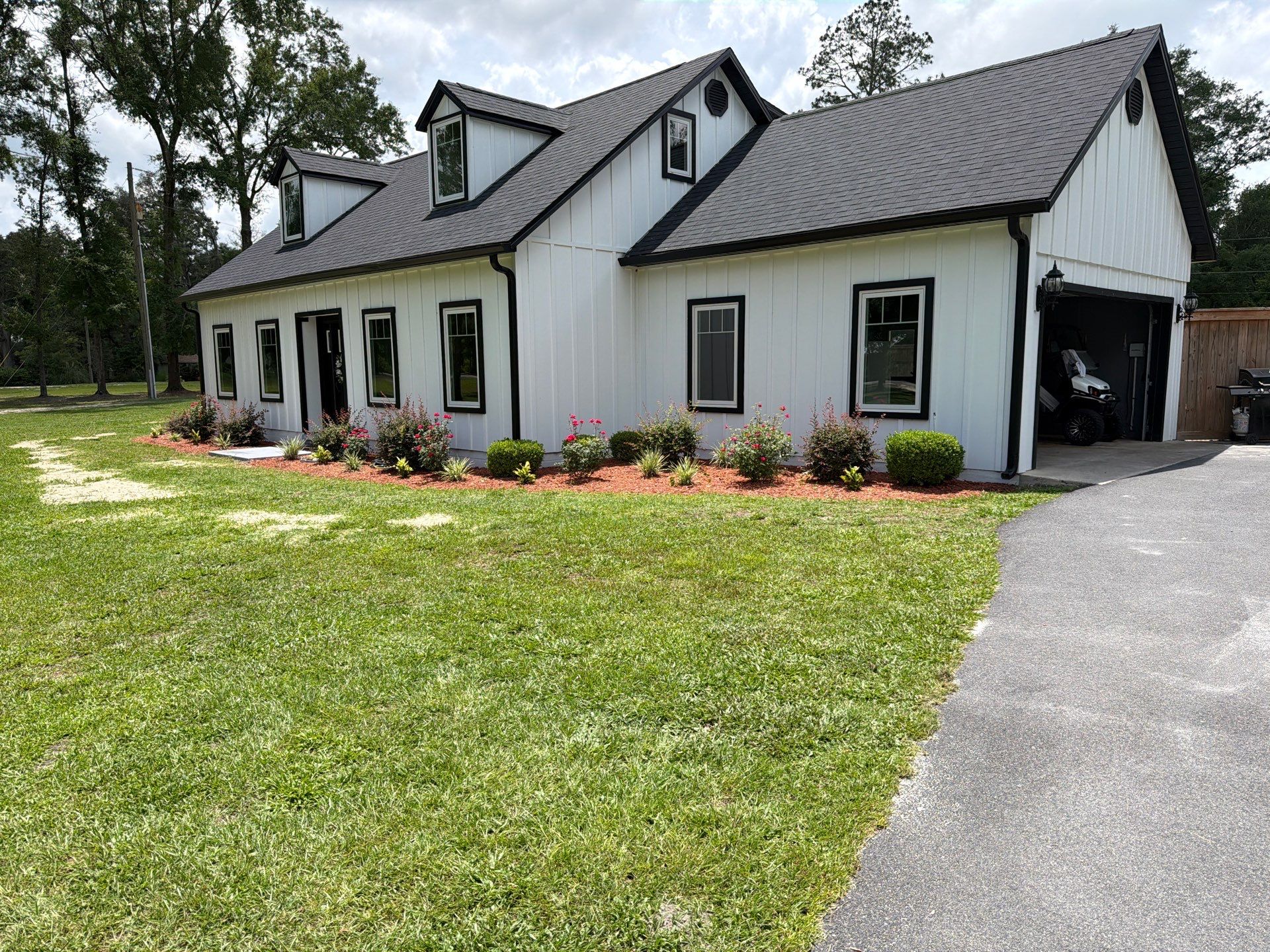 Andersen Window Installation for Modern Live Oak Farmhouse by Windows & Doors Store