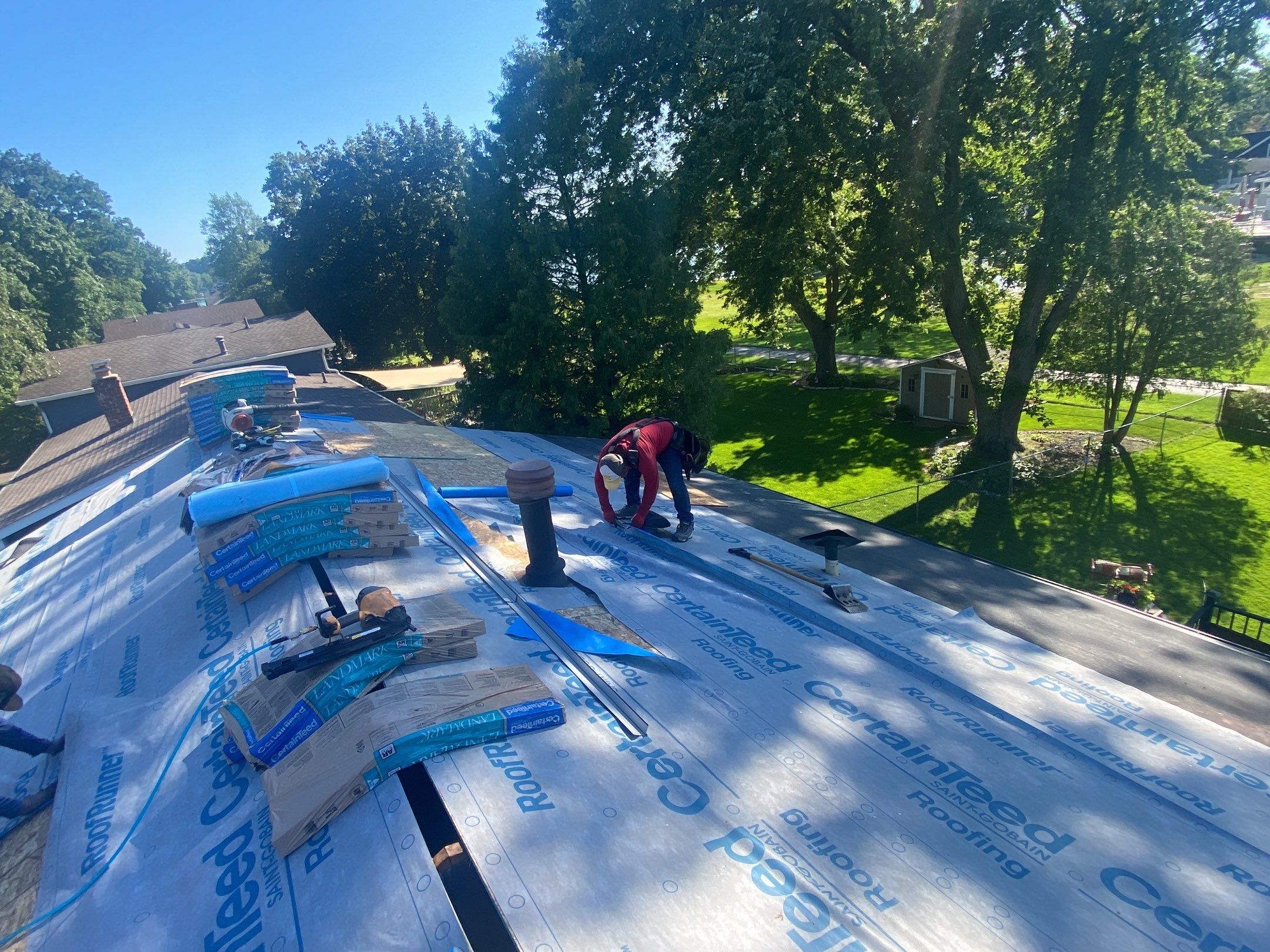 Roof Replacement using CertainTeed Landmark by 180 Contractors