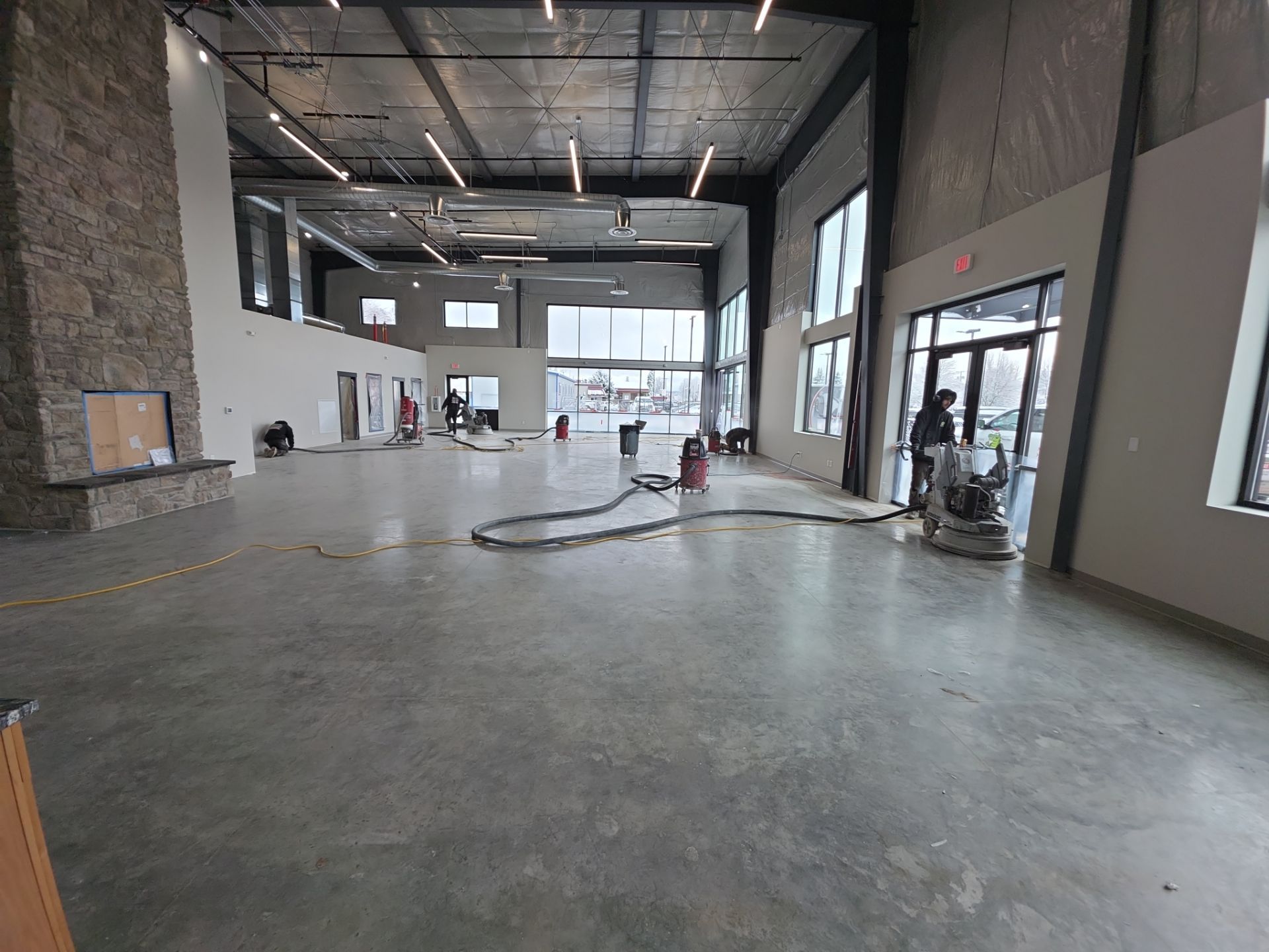 Claystone Hybrid Commercial Floor Coating for Cal Cars Showroom by Croc Coatings, LLC