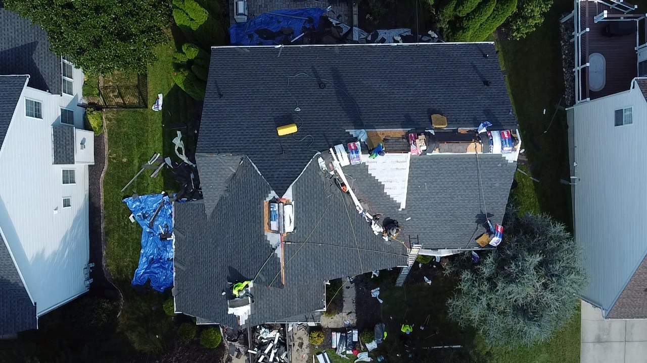 Residential Roofing Installation using GAF Timberline HDZ by Matter Roofing & Construction