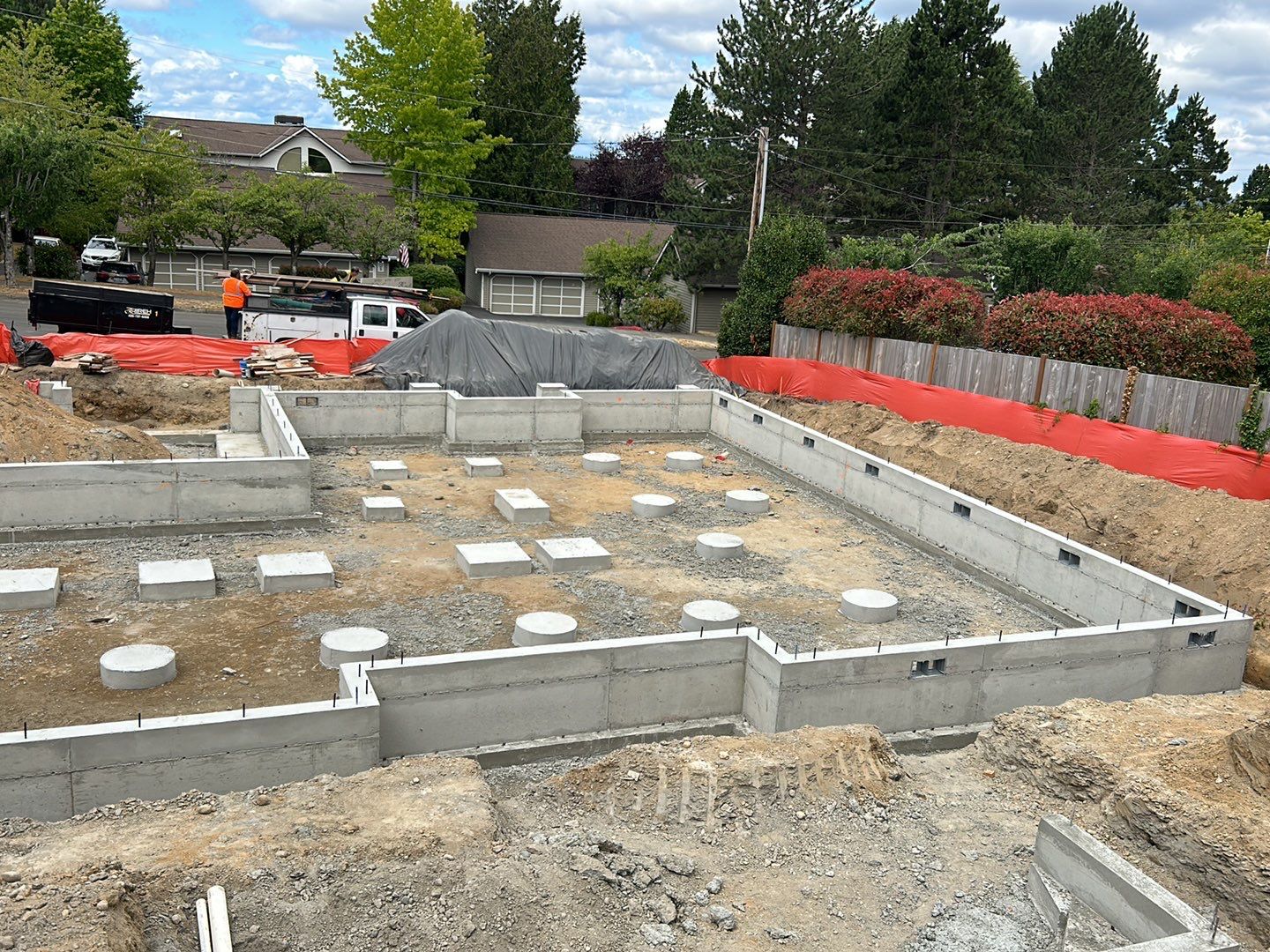 Thomas Custom Homes Development  by Jireh Asphalt & Concrete Inc 