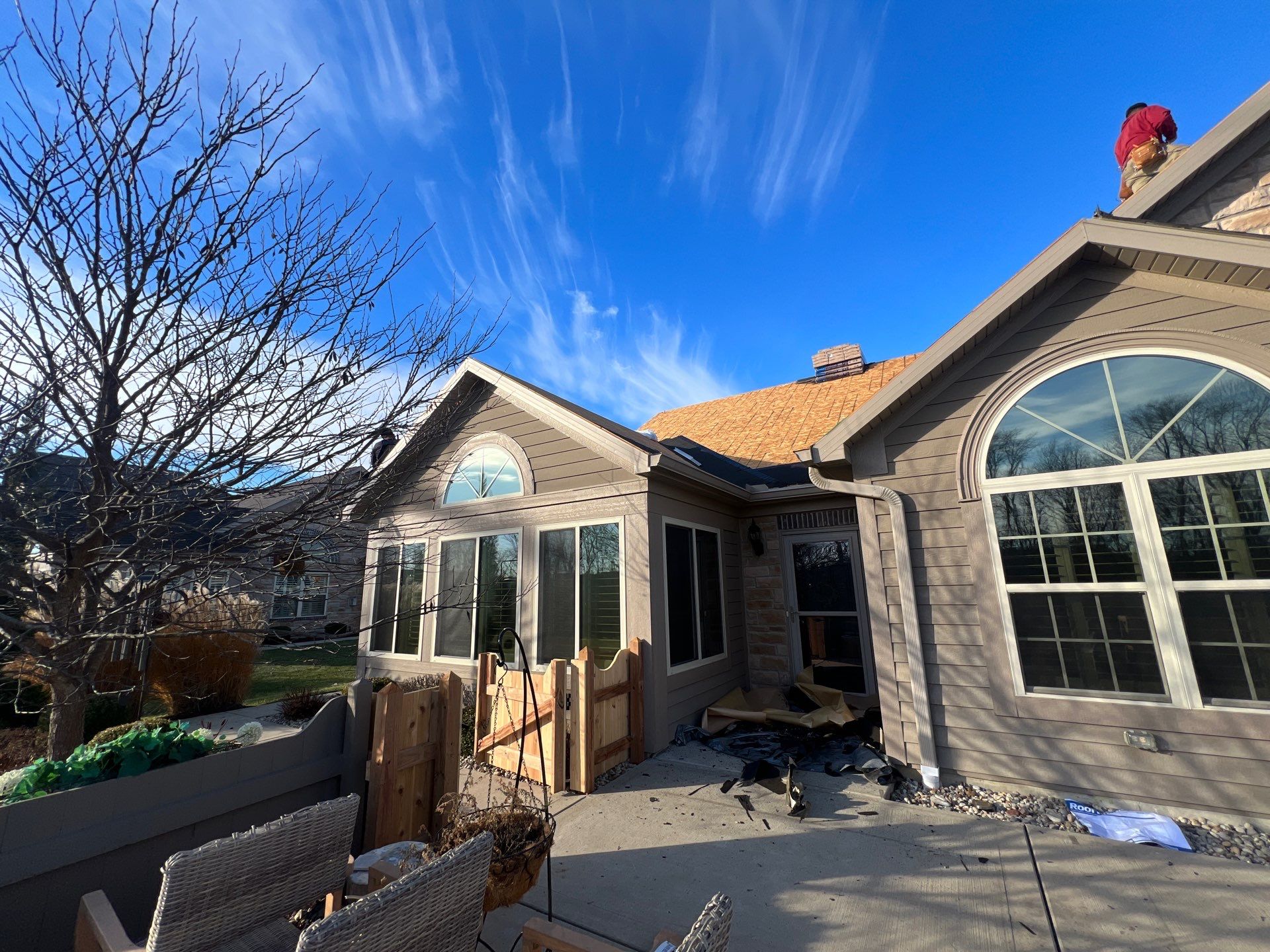 Installation of New Roof by H&F Exteriors