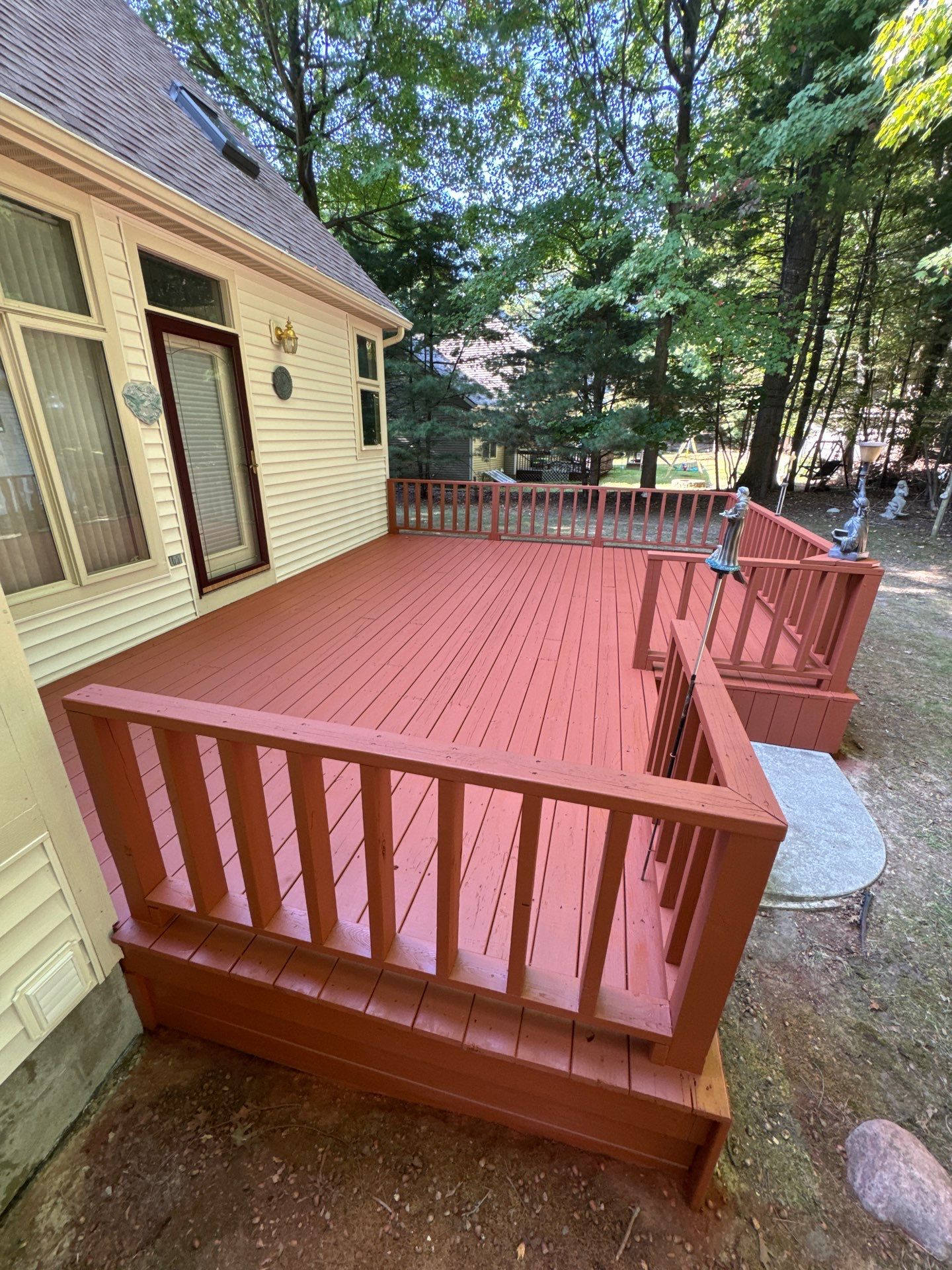 Deck washing and Solid Staining! by Gordon Painting