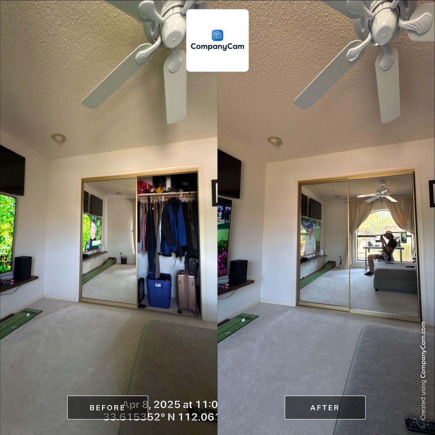 Basement Remodel using Cameras by CompanyCam Sales Demo