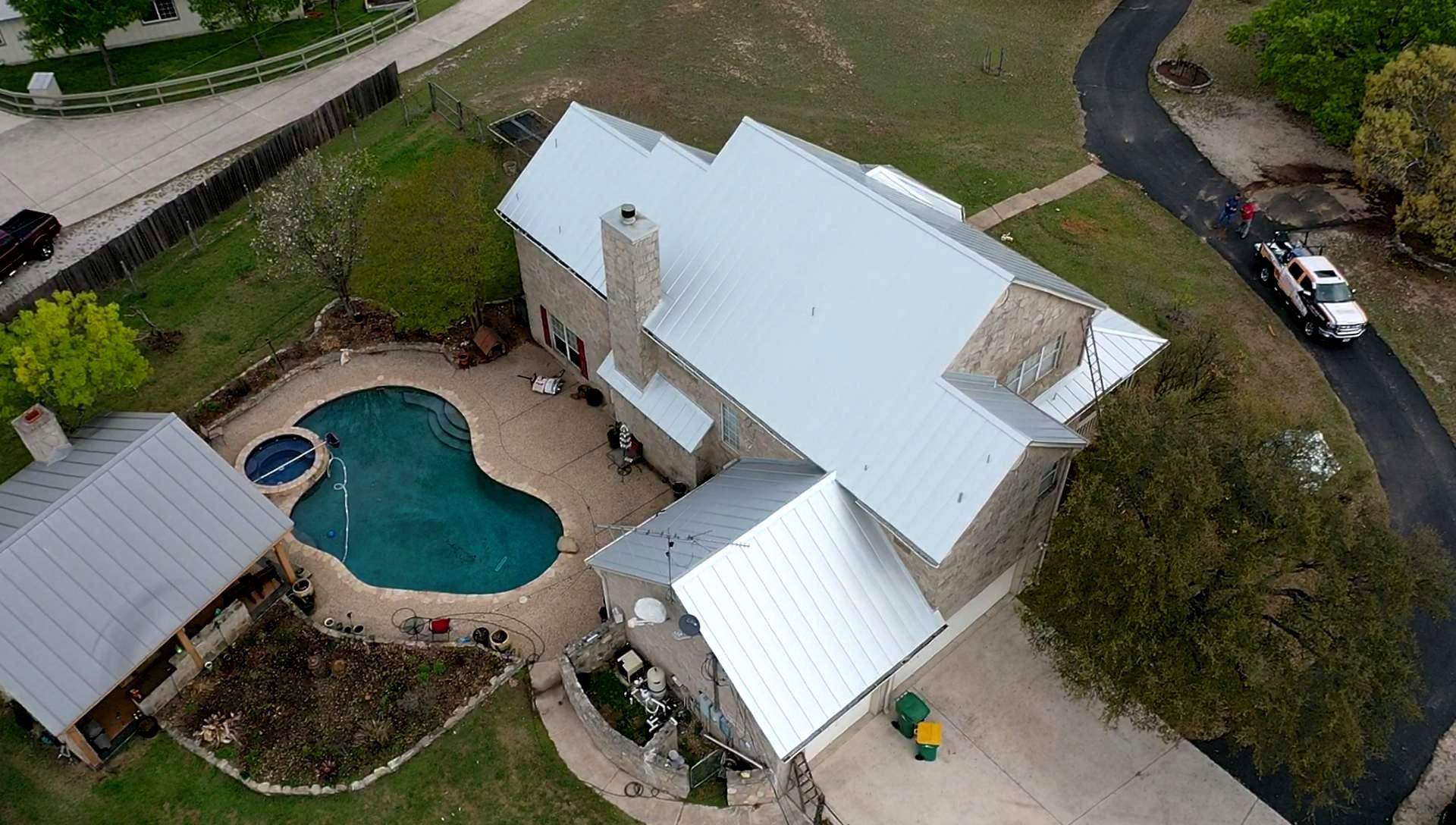 Residential Metal Roof Installation using McElroy Metal by Premier Roofing and Contracting