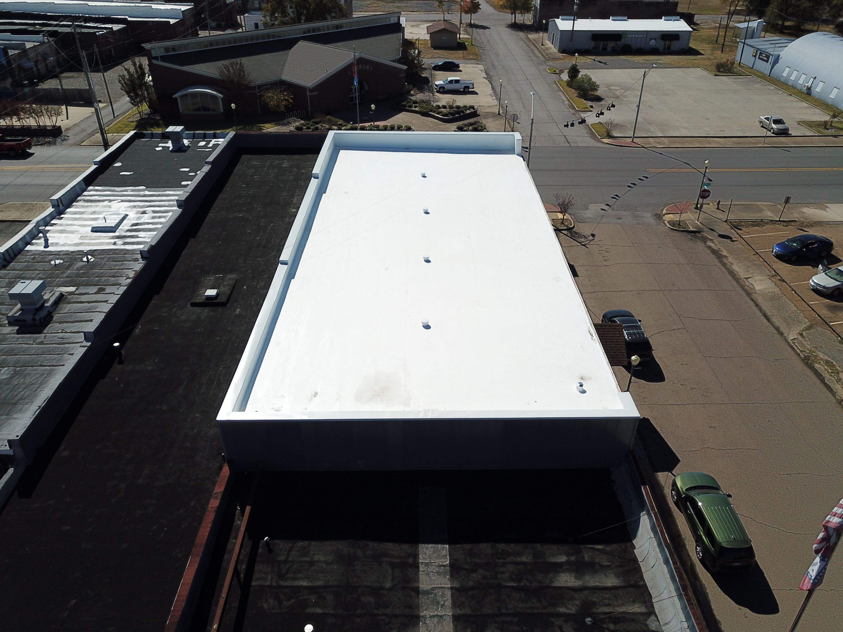 Police Department of Prescott, Arkansas by Hostetler Roofing